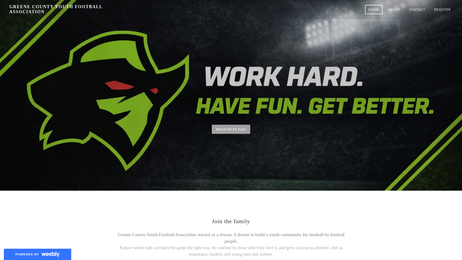 website screenshot of https://outlawsfootballtn.com/