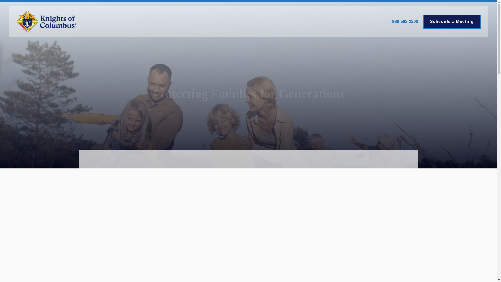 website screenshot of https://kofc-agent-michael-thelen.pages.dev/