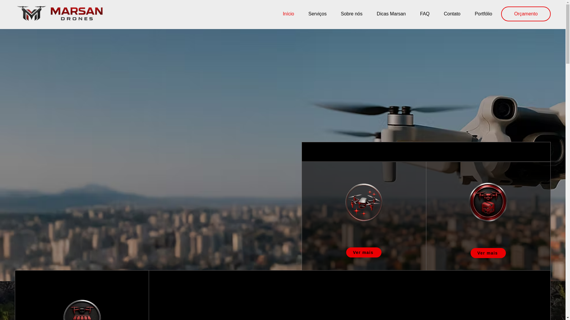 website screenshot of https://marsandrones.com.br/