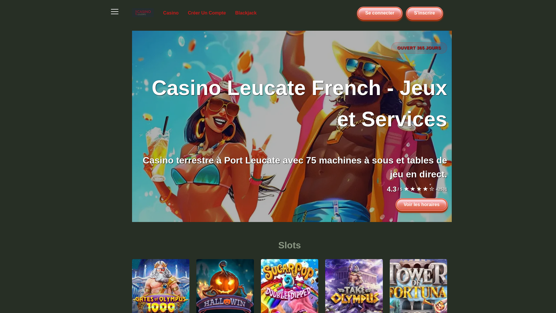 website screenshot of https://casinoleucate-com.pages.dev/