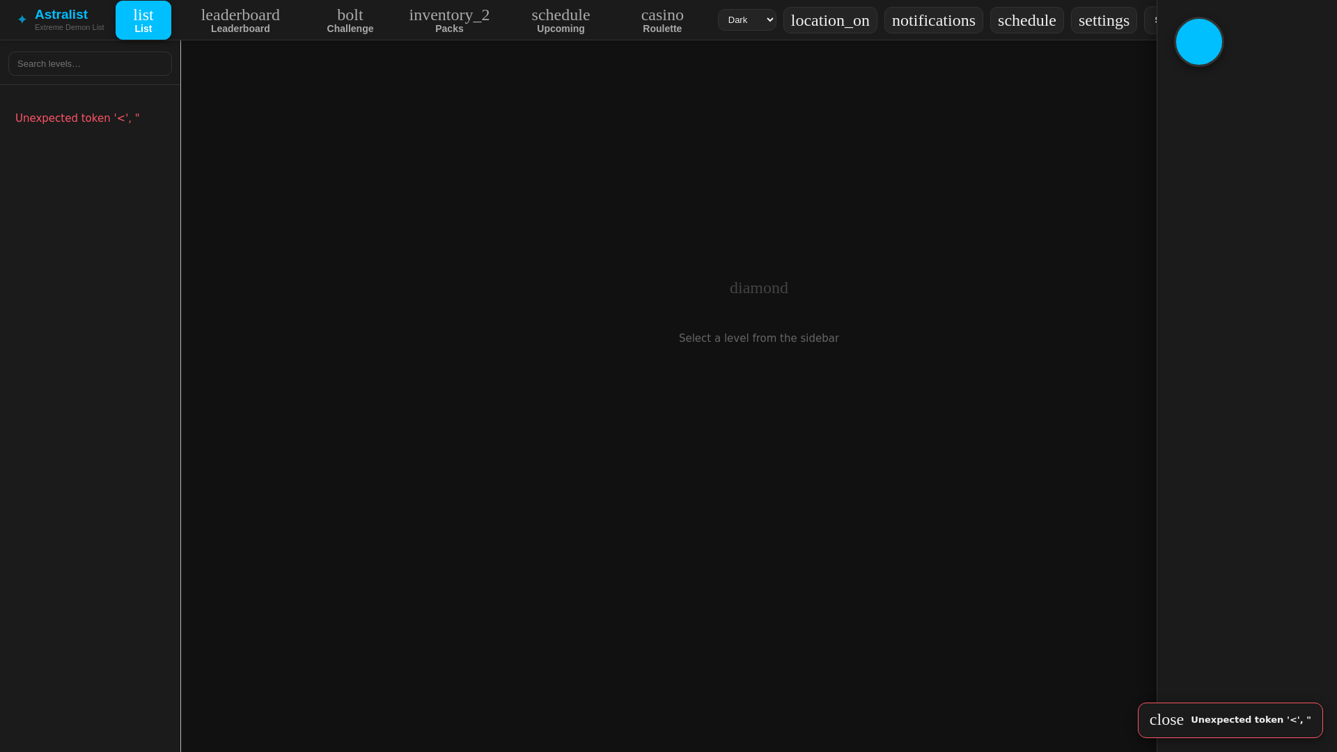 website screenshot of https://astrl.pages.dev/