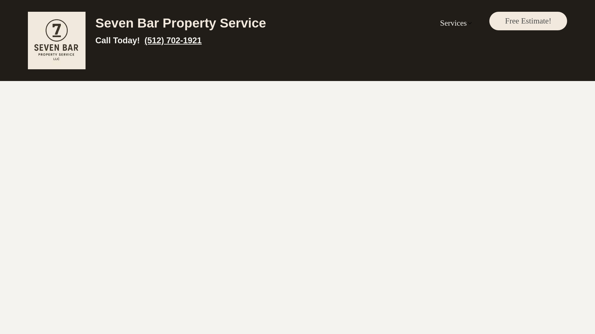 website screenshot of https://sevenbarproperty.com/