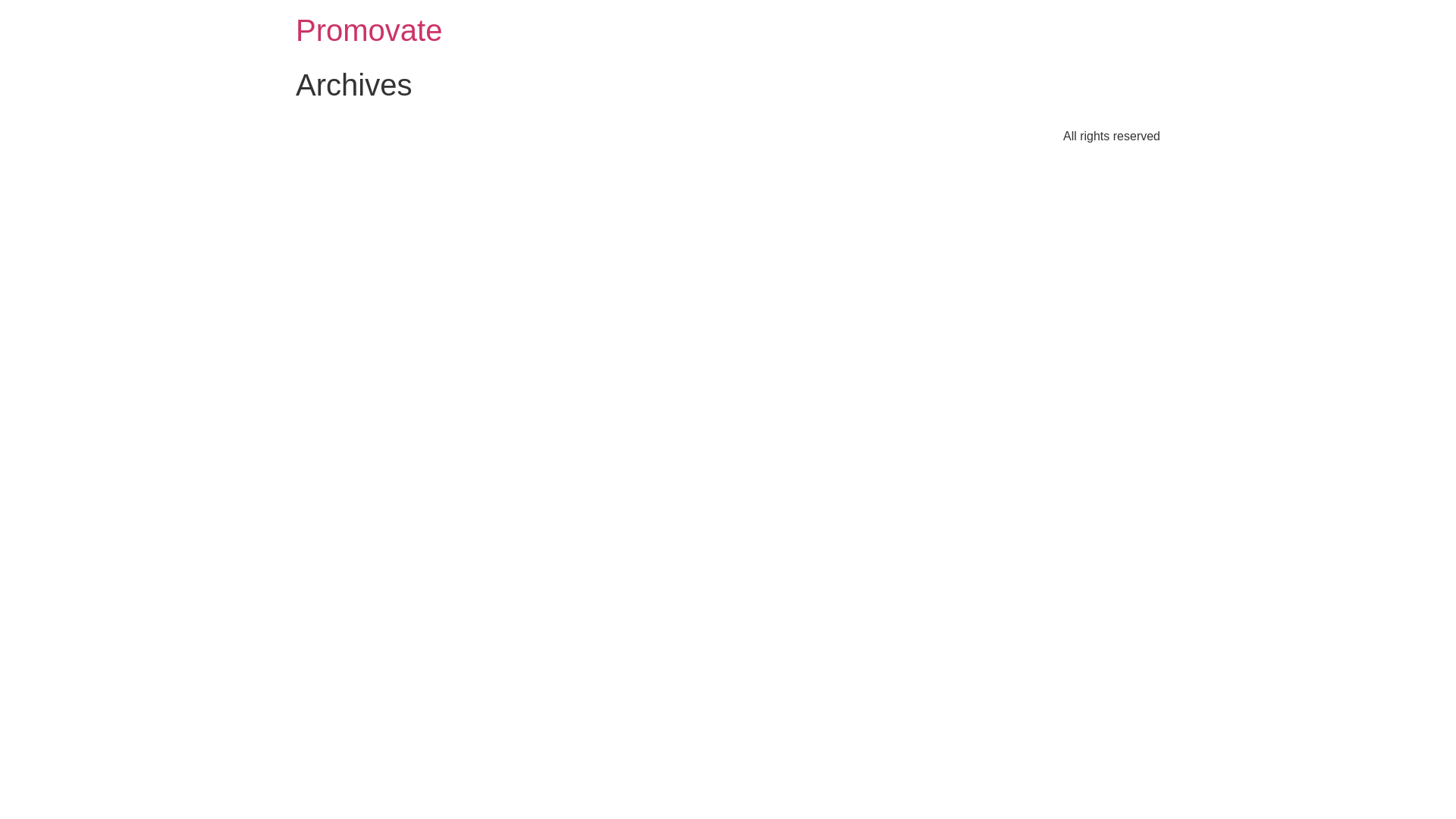 website screenshot of https://promovate.co.ke