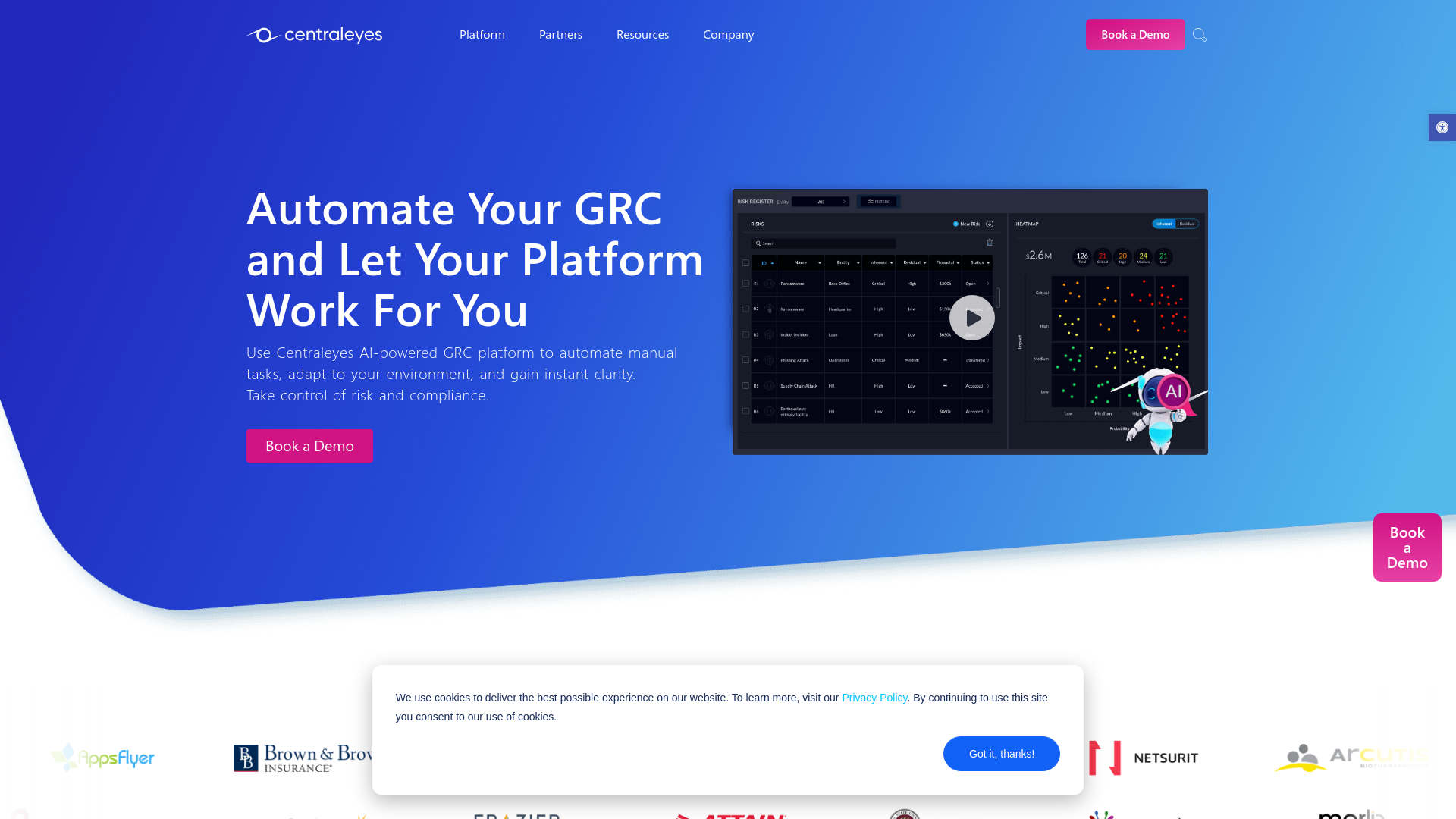 website screenshot of https://centraleyestechsignals.com