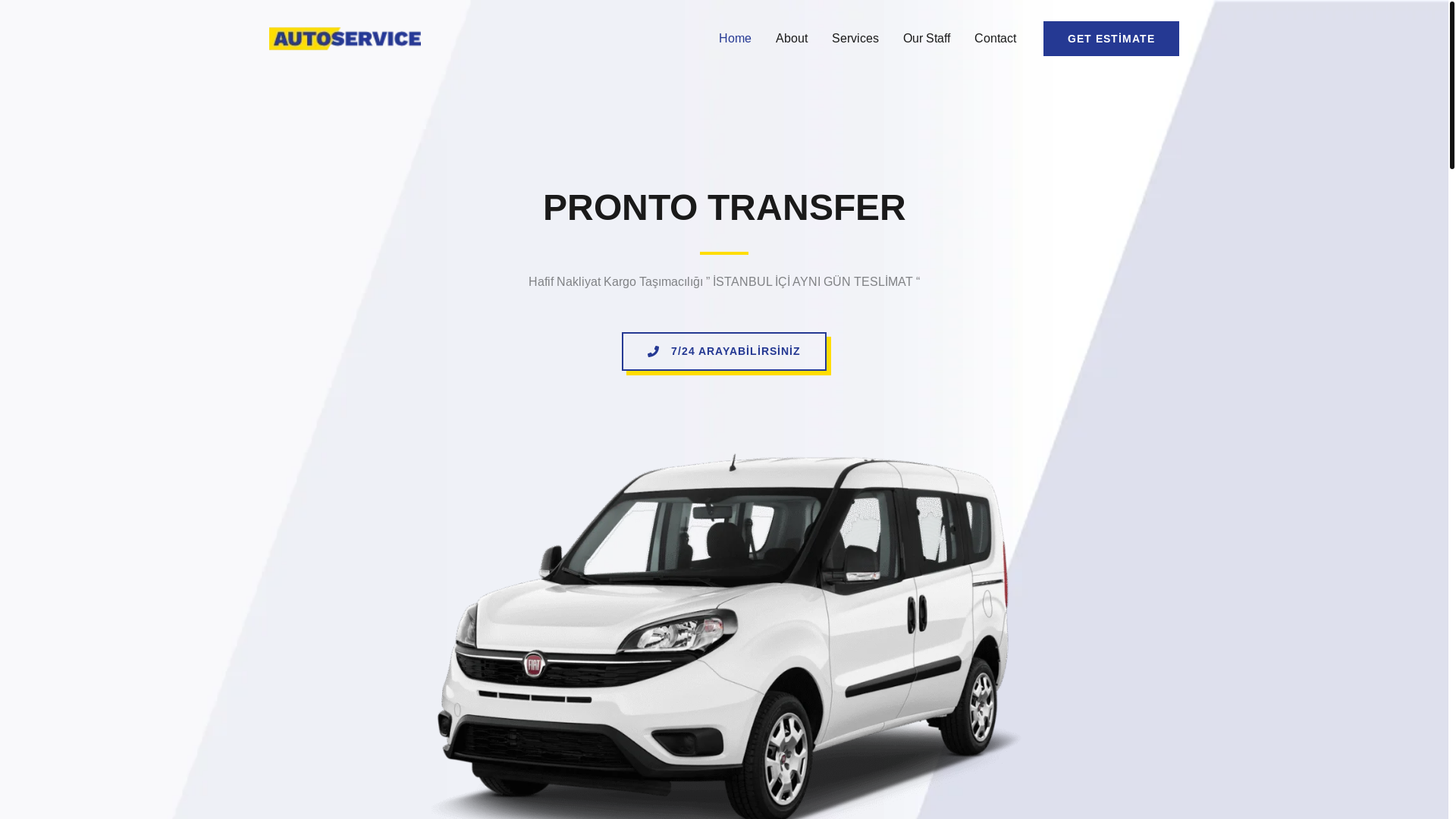 website screenshot of https://prontotransfer.com.tr/