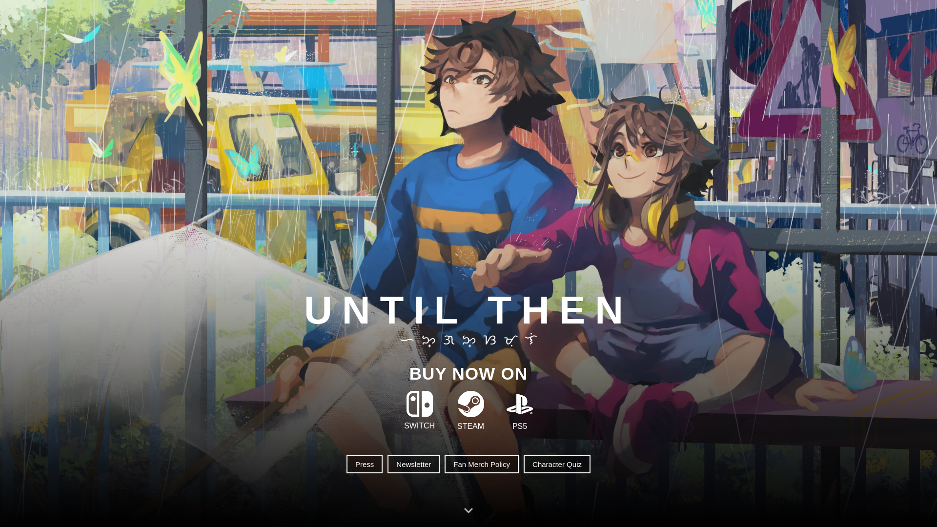 website screenshot of https://until-then-site.pages.dev/