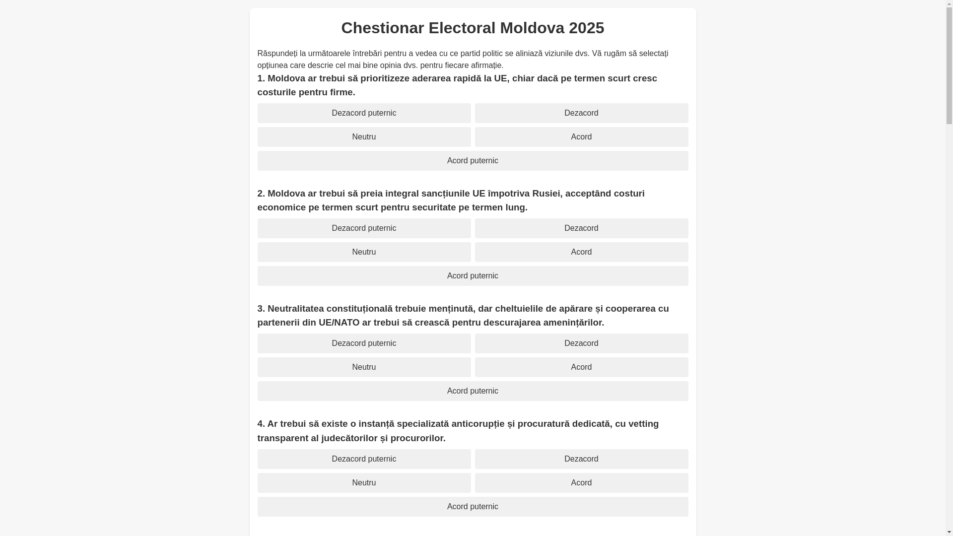 website screenshot of https://test-electoral-2025.org/
