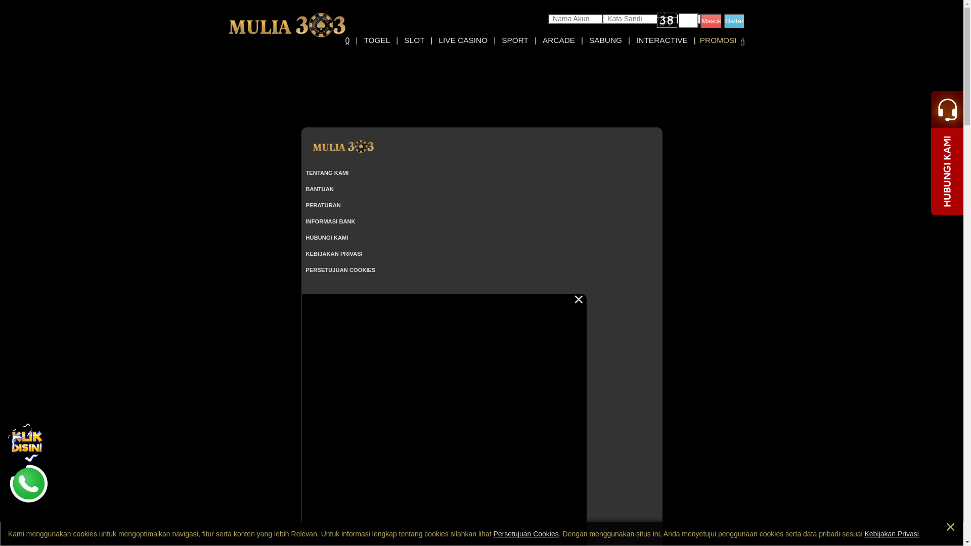 website screenshot of https://mainmulia50.shop/