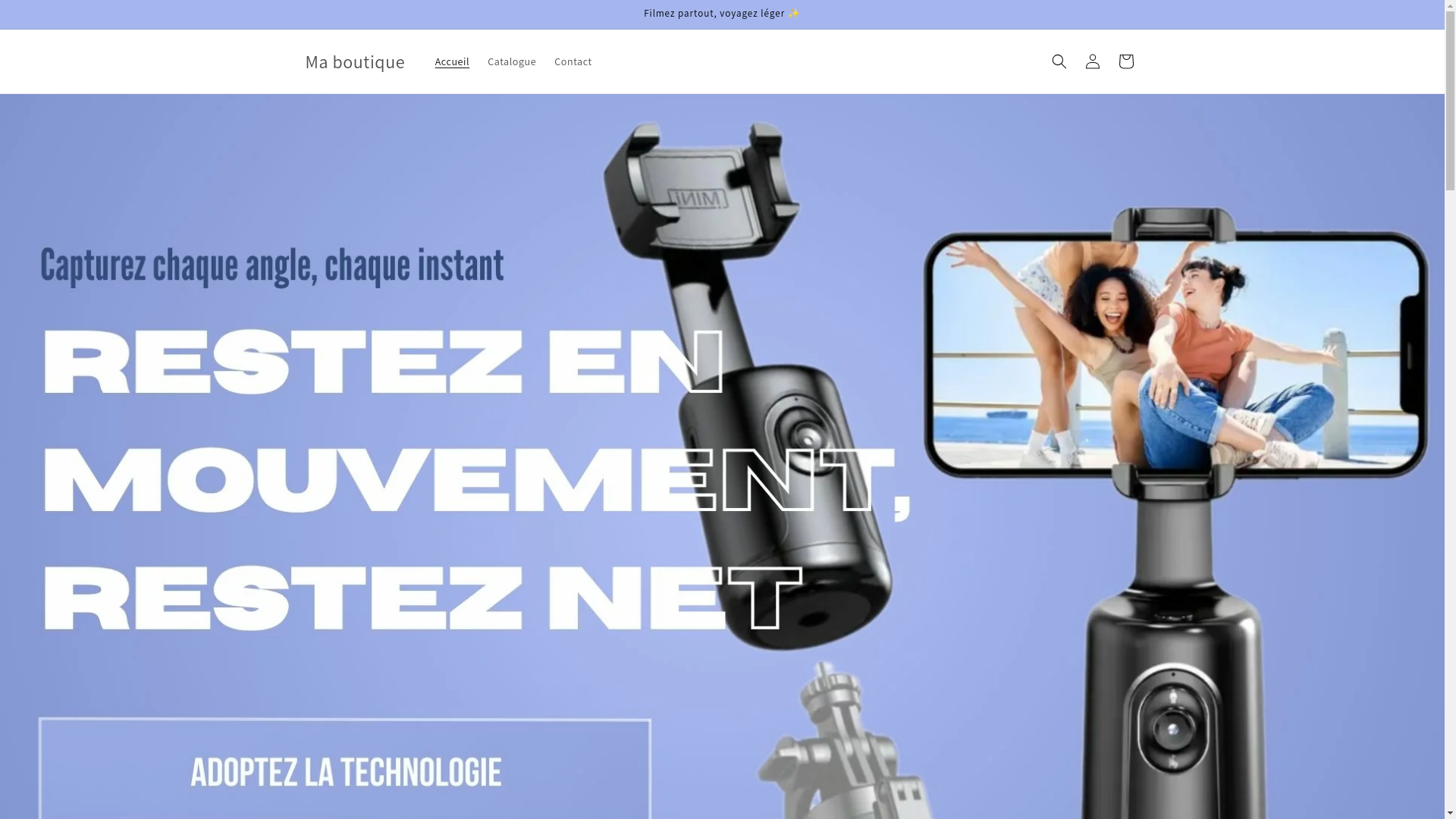 website screenshot of https://trepied-intelligent.store/