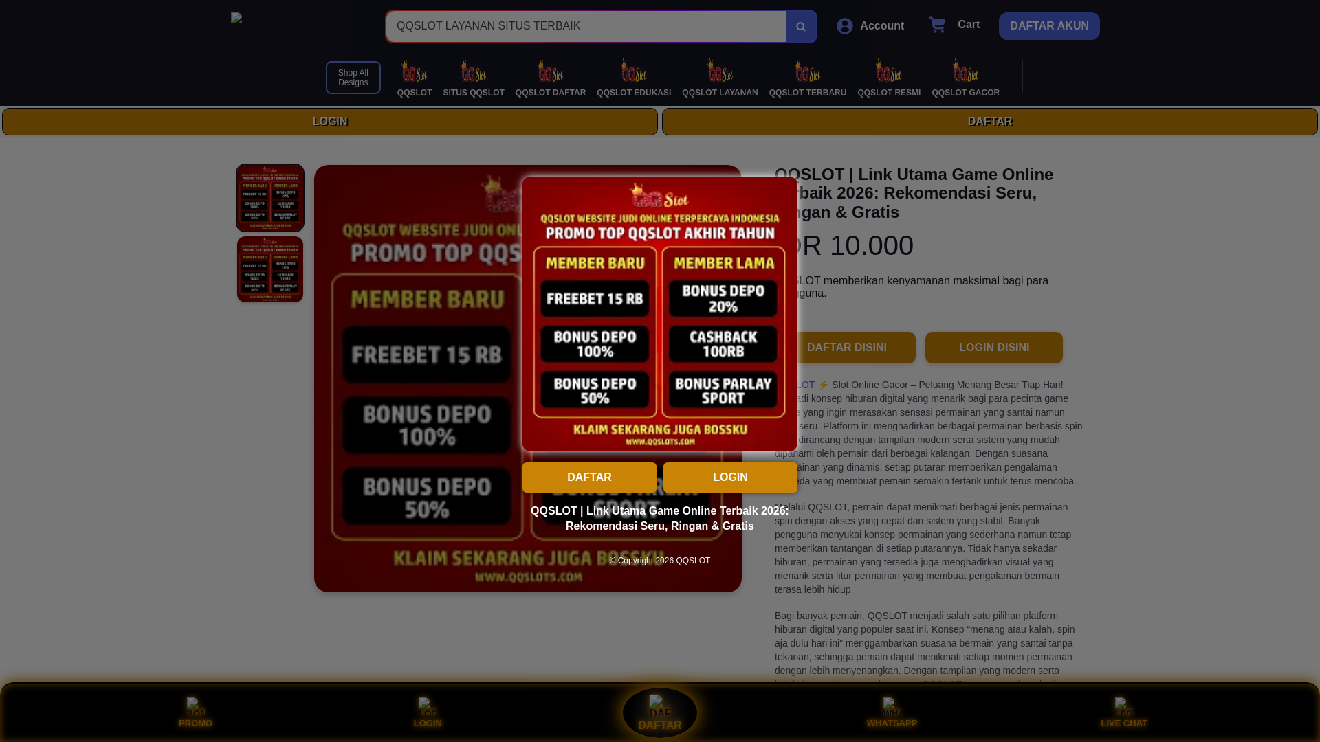 website screenshot of https://qqslot-ptcpi.pages.dev/