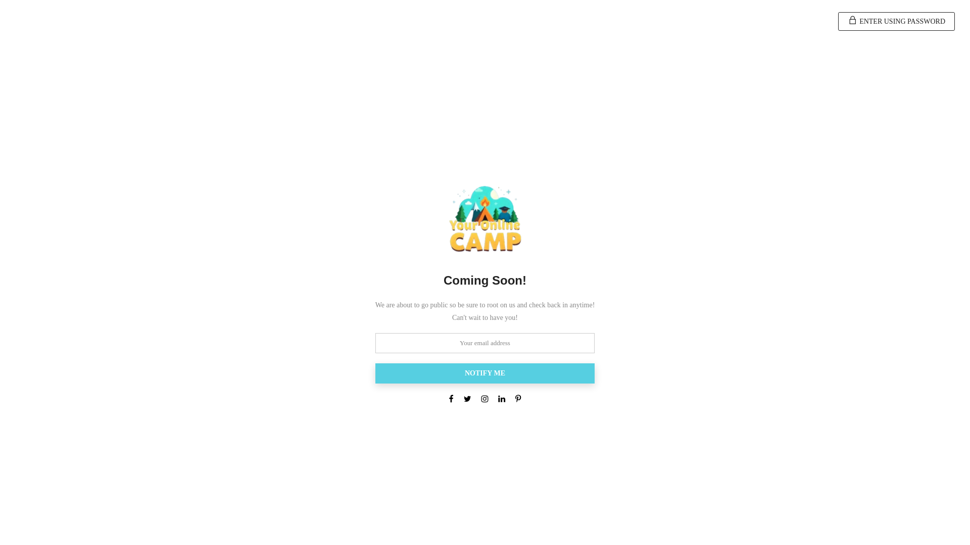 website screenshot of https://youronlinecamp.com/