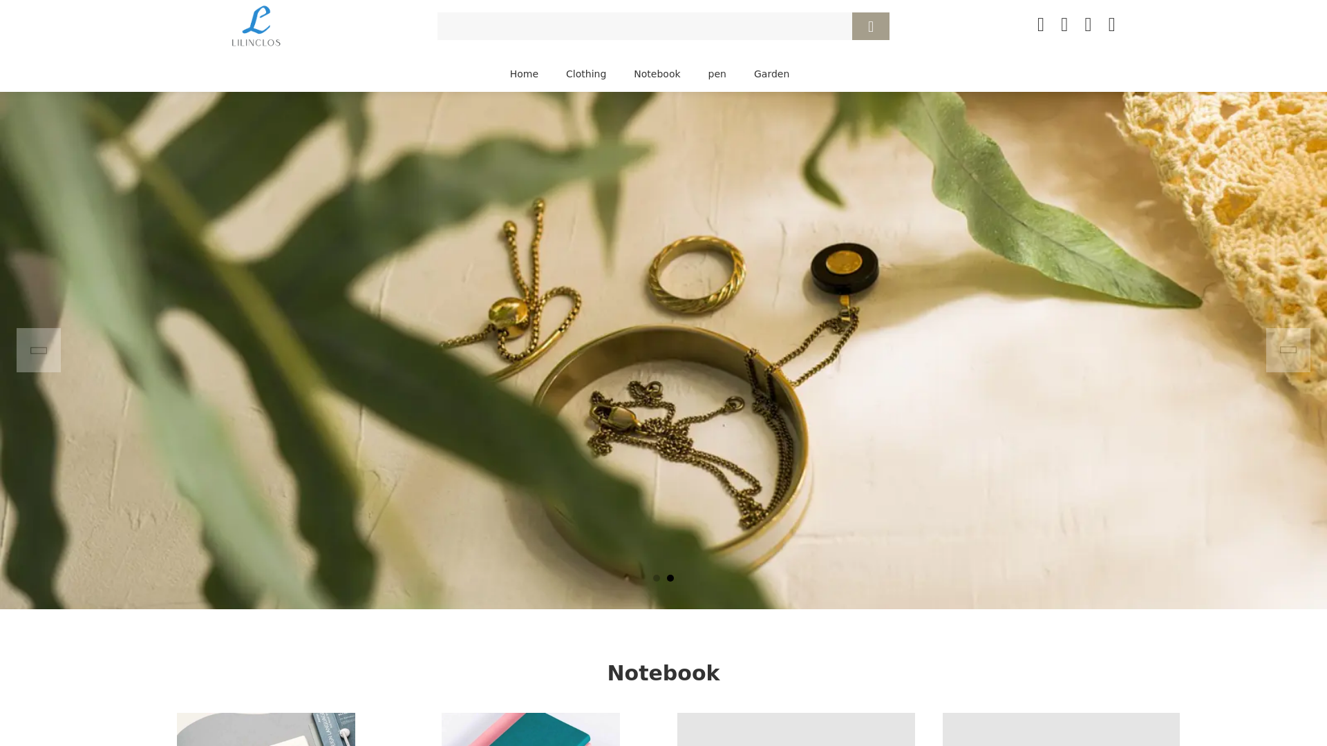 website screenshot of https://lilinclos.shop