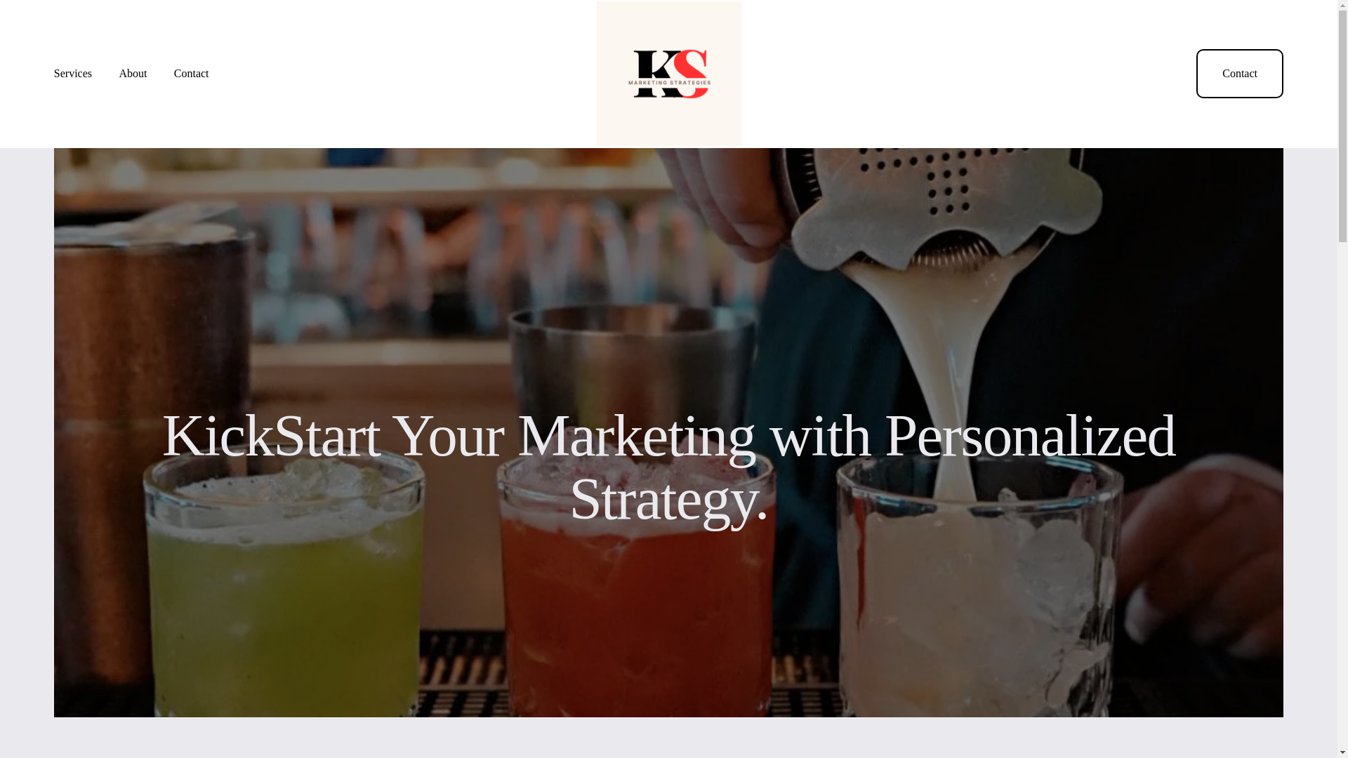website screenshot of https://kickstartmarketingstrategies.com/