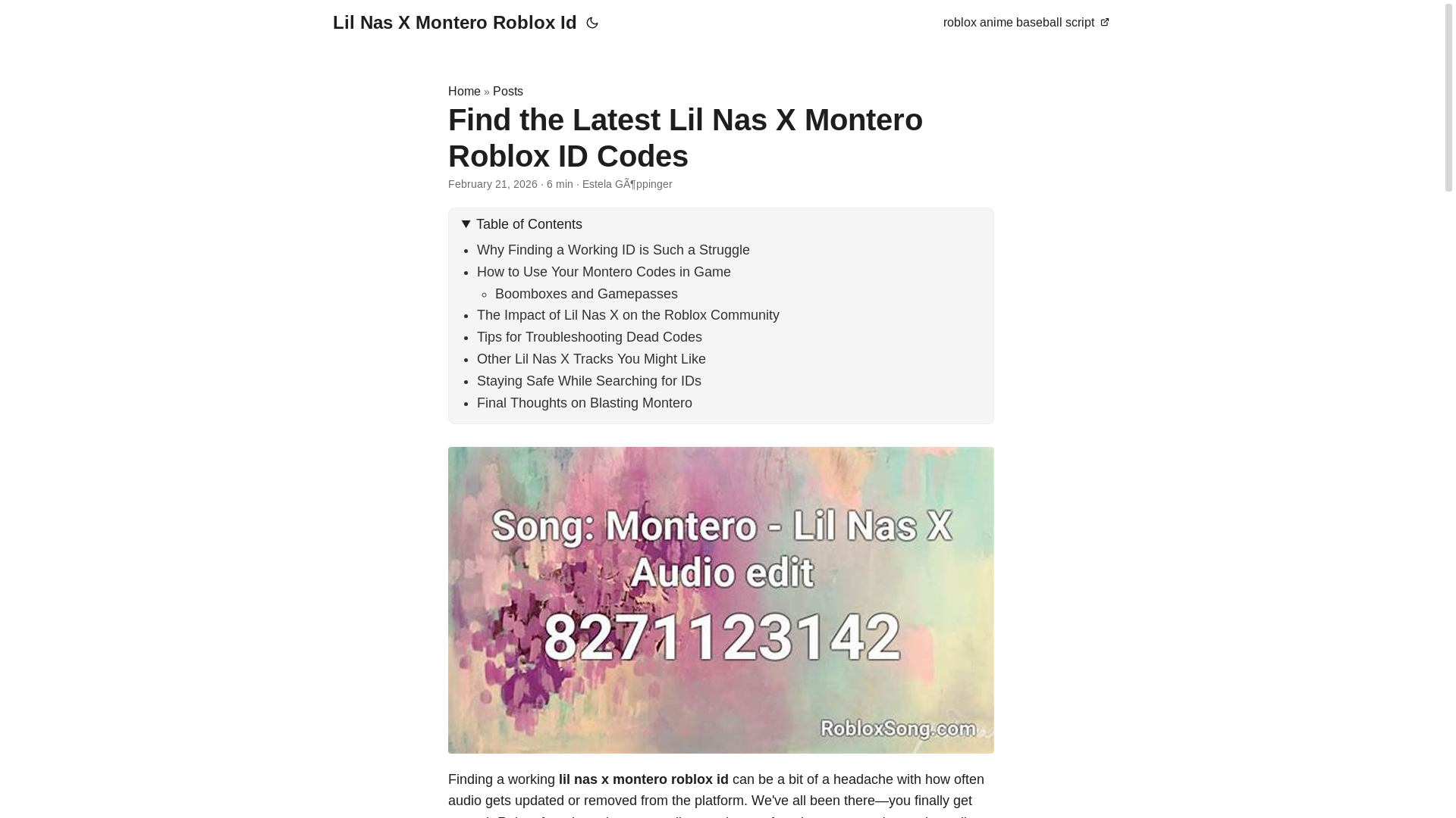 website screenshot of https://lil-nas-x-montero-roblox-id.pages.dev/