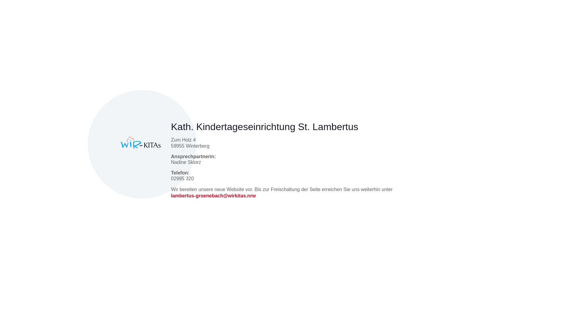 website screenshot of https://kita-st-lambertus-groenebach.de