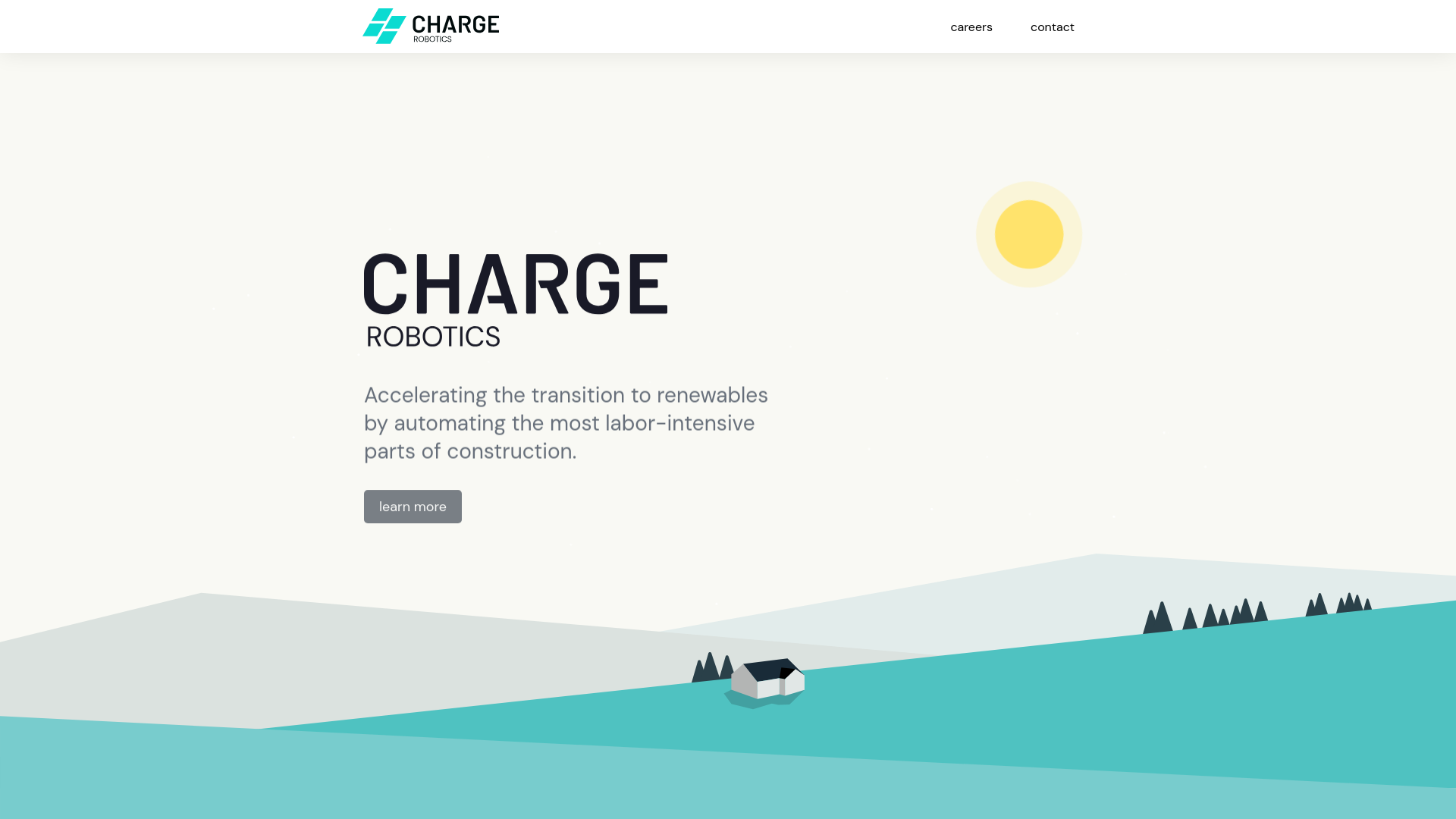 website screenshot of https://chargeroboticshq.com/