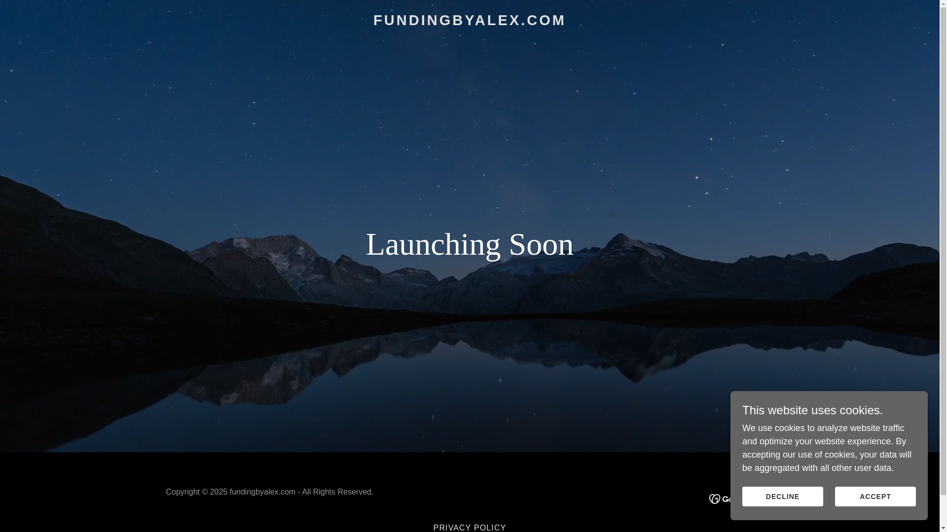 website screenshot of https://fundingbyalex.com/