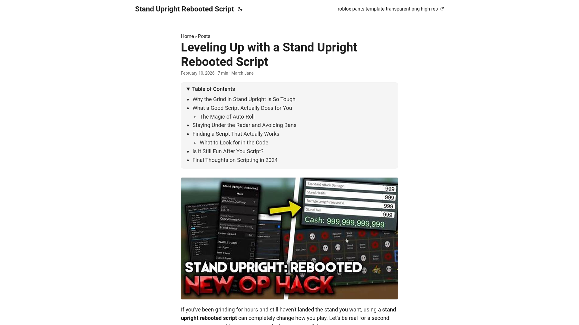 website screenshot of https://stand-upright-rebooted-script.pages.dev/