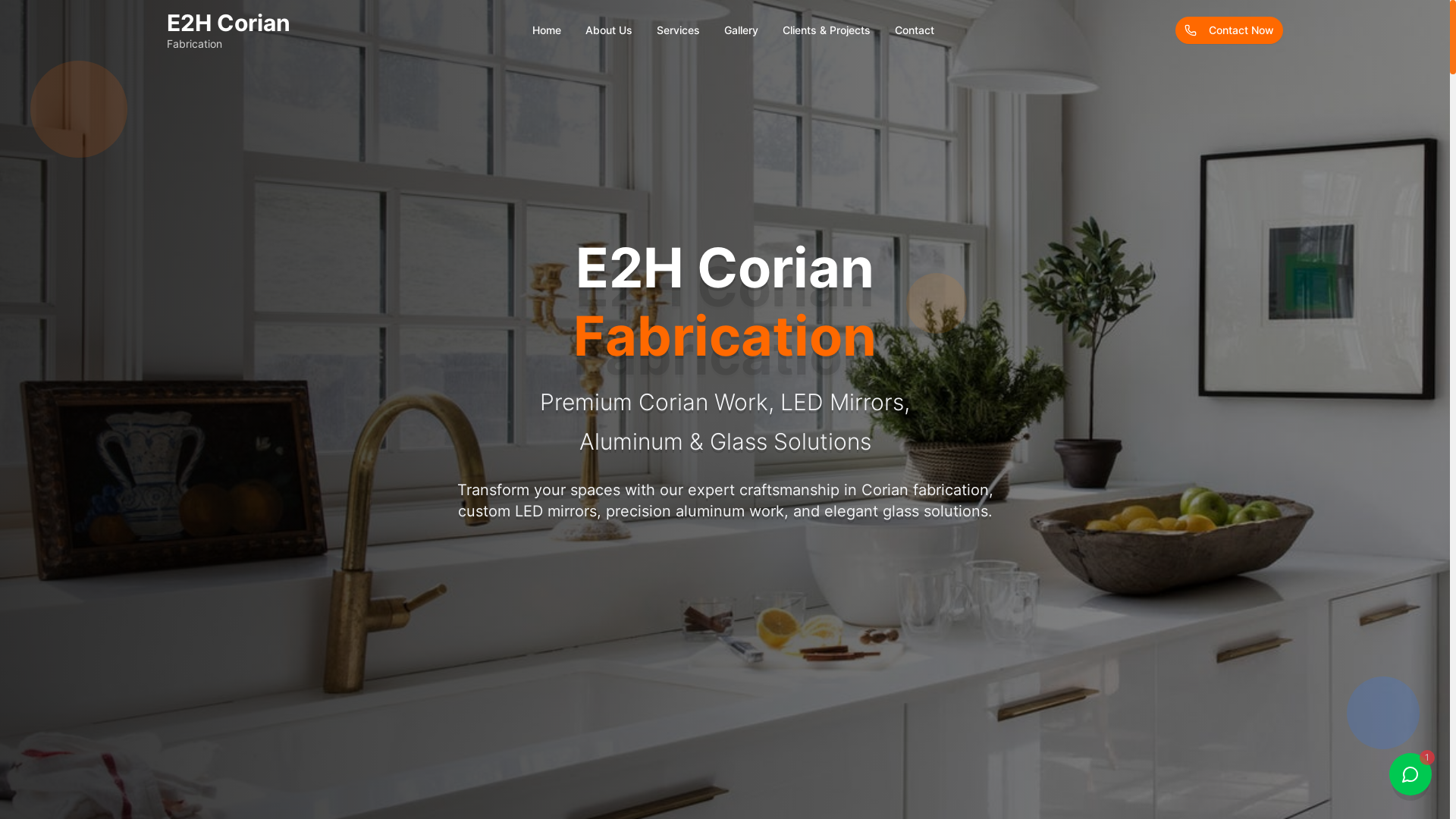 website screenshot of https://e2hcorian.com/