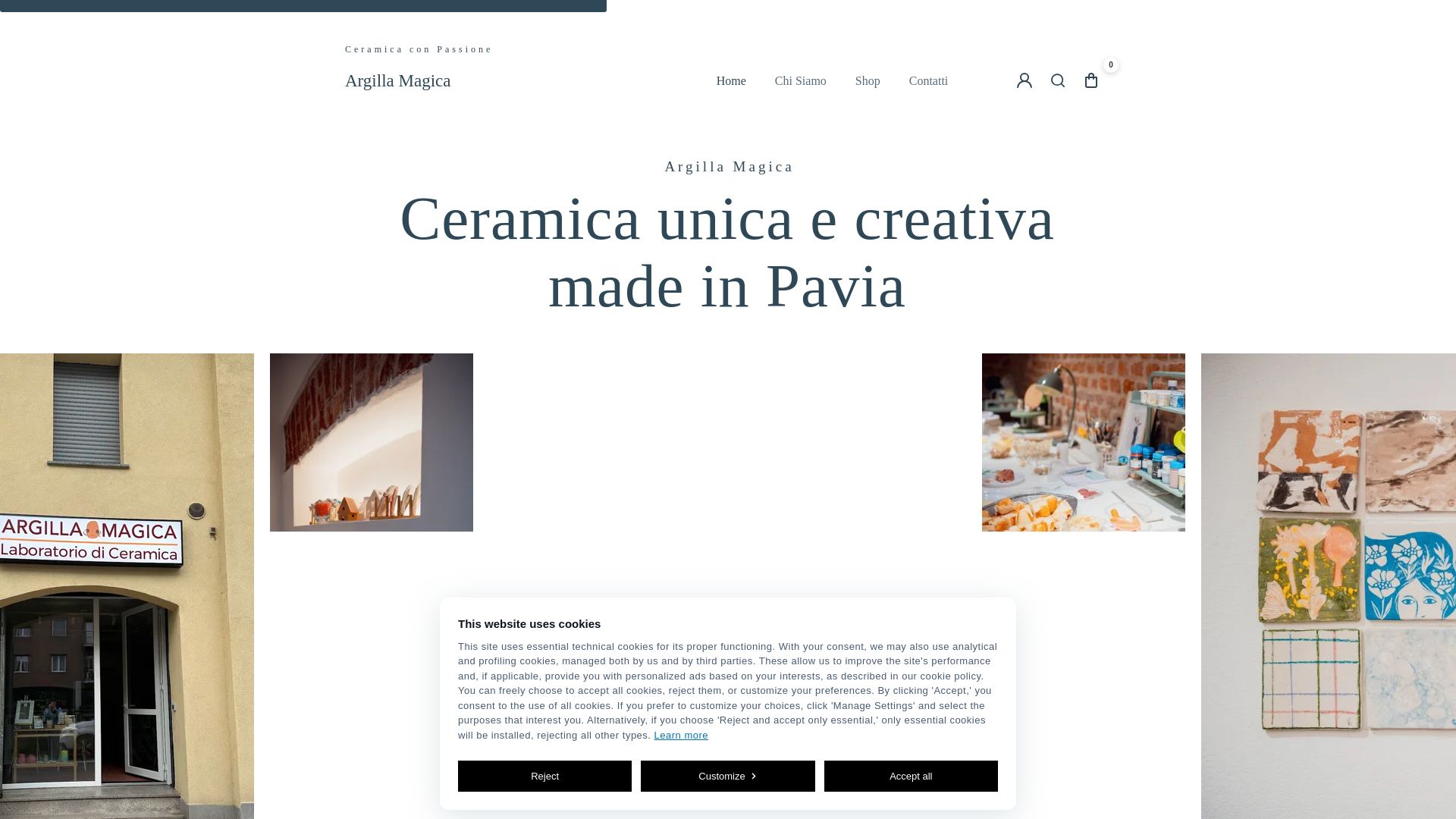 website screenshot of https://argillamagica.com/
