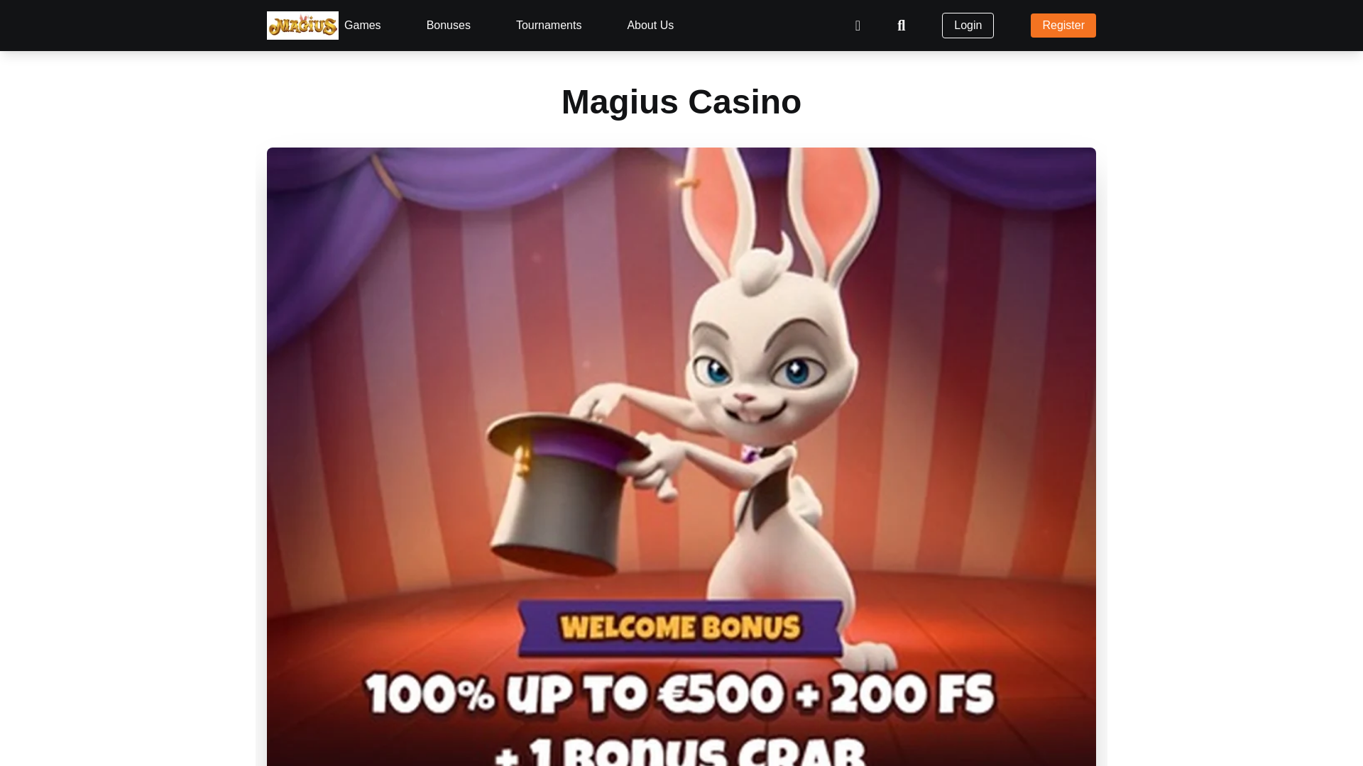 website screenshot of https://magiuscasinoonline-com-431.pages.dev/