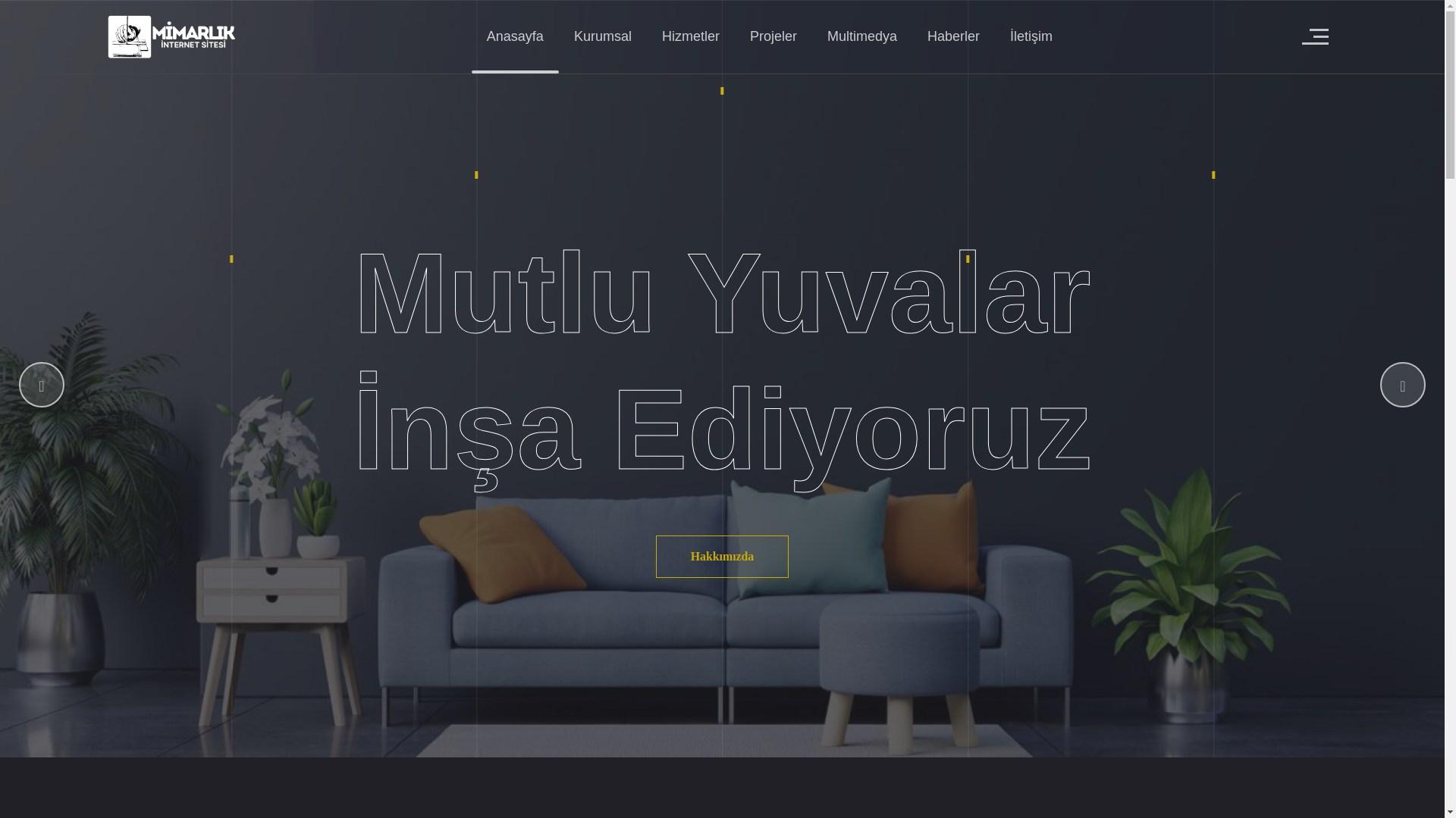 website screenshot of https://mersatacarinsaat.com.tr/