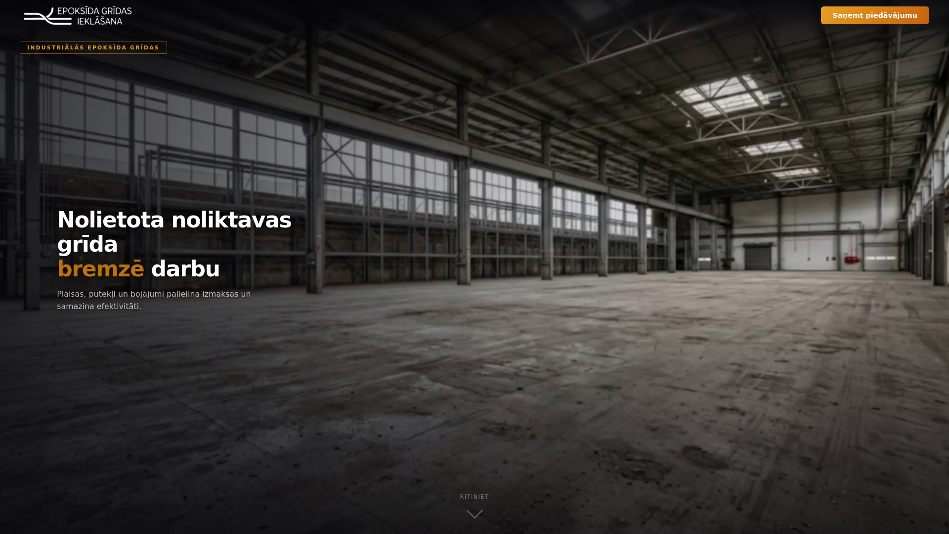 website screenshot of https://epoksidagridas.pages.dev/