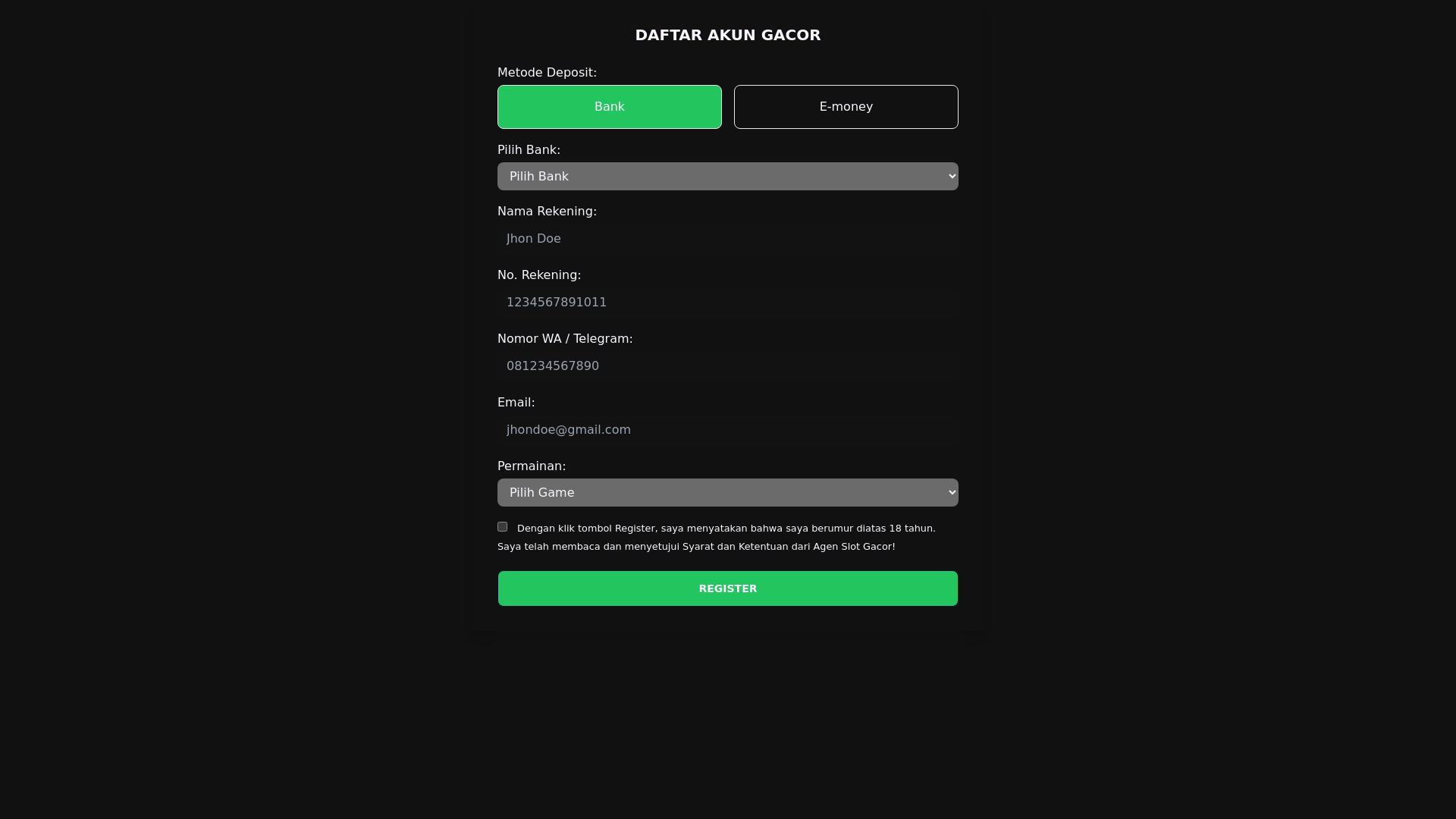 website screenshot of https://y0ur-domain5.pages.dev/