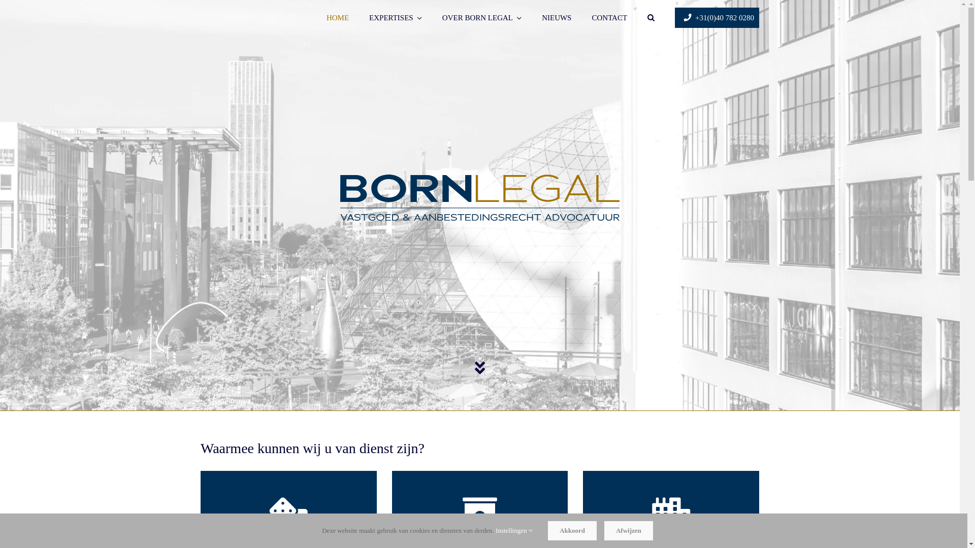website screenshot of https://bornelegal.nl/