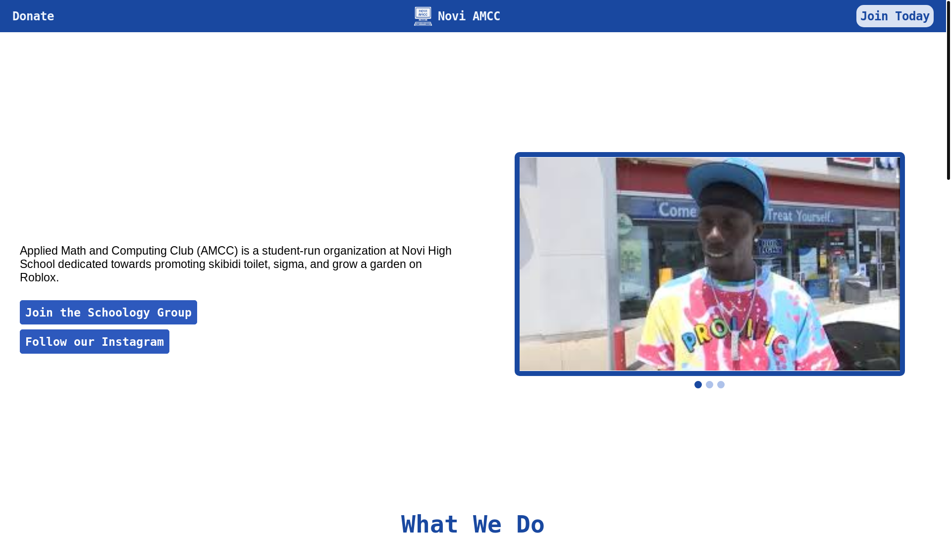 website screenshot of https://amcc-website.pages.dev/