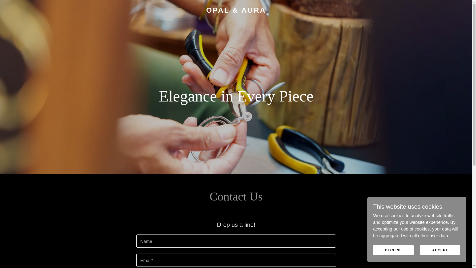 website screenshot of https://opalaura.co.uk/