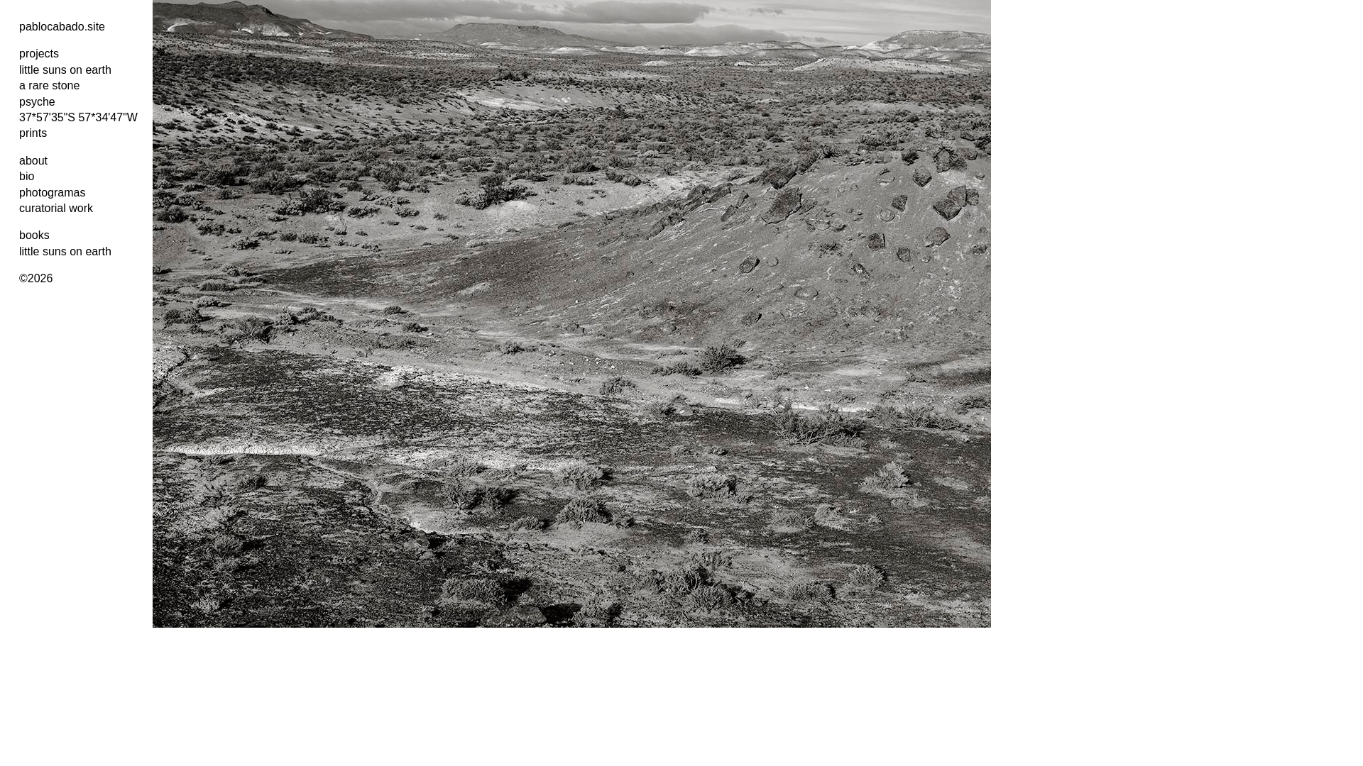 website screenshot of https://pablocabado.site/