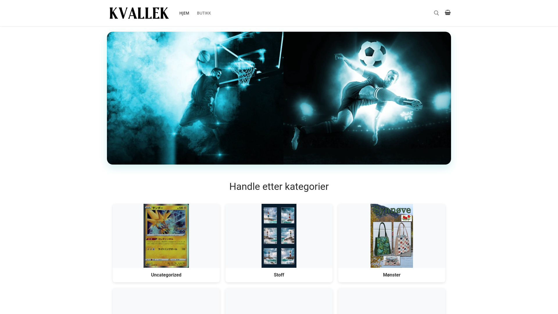 website screenshot of https://kvalitetbarnleker.com/