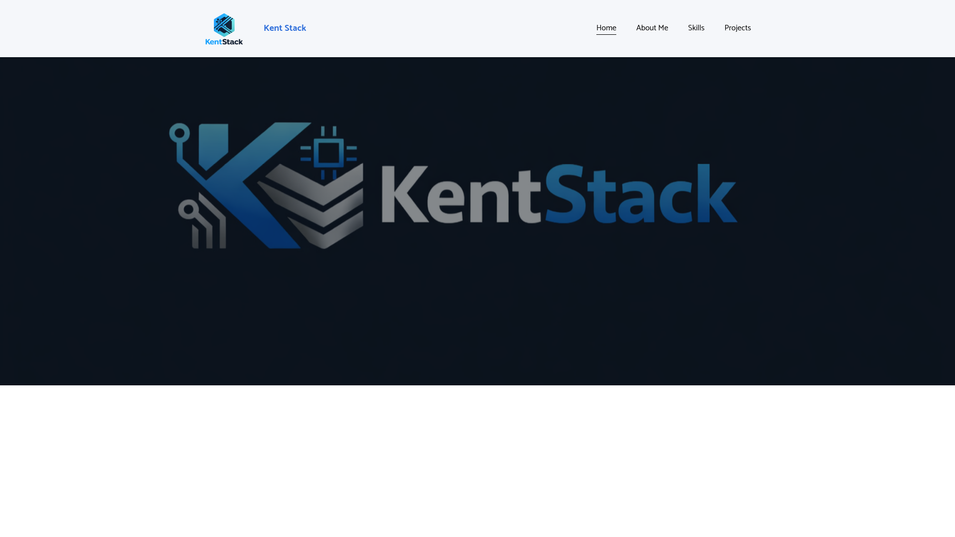 website screenshot of https://kentstack.me/
