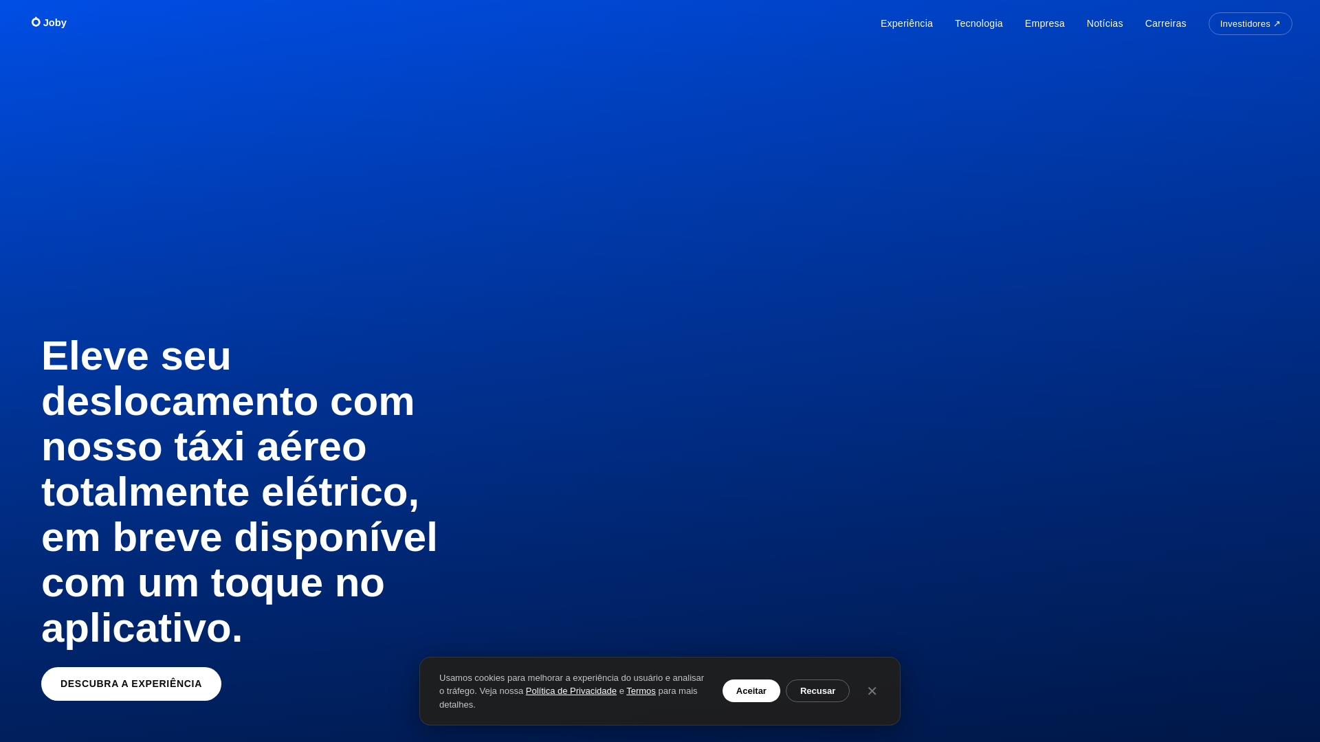 website screenshot of https://joby-aviation-pt.pages.dev/