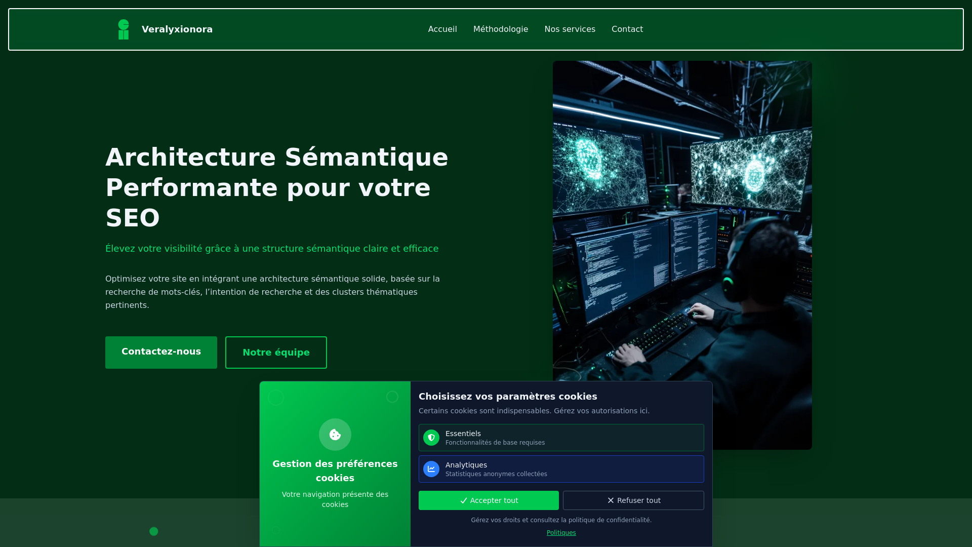 website screenshot of https://veralyxionora.com/