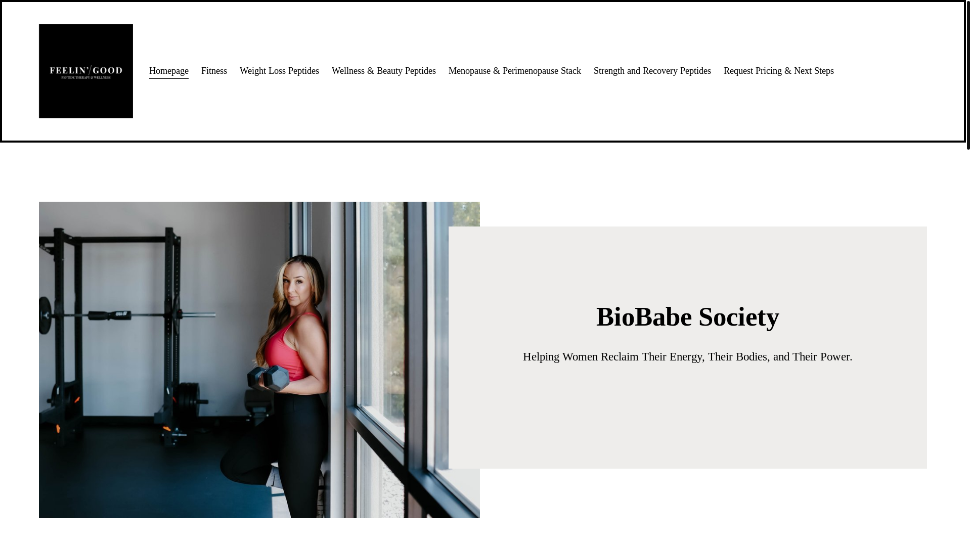 website screenshot of https://feelingoodwithkatie.com/
