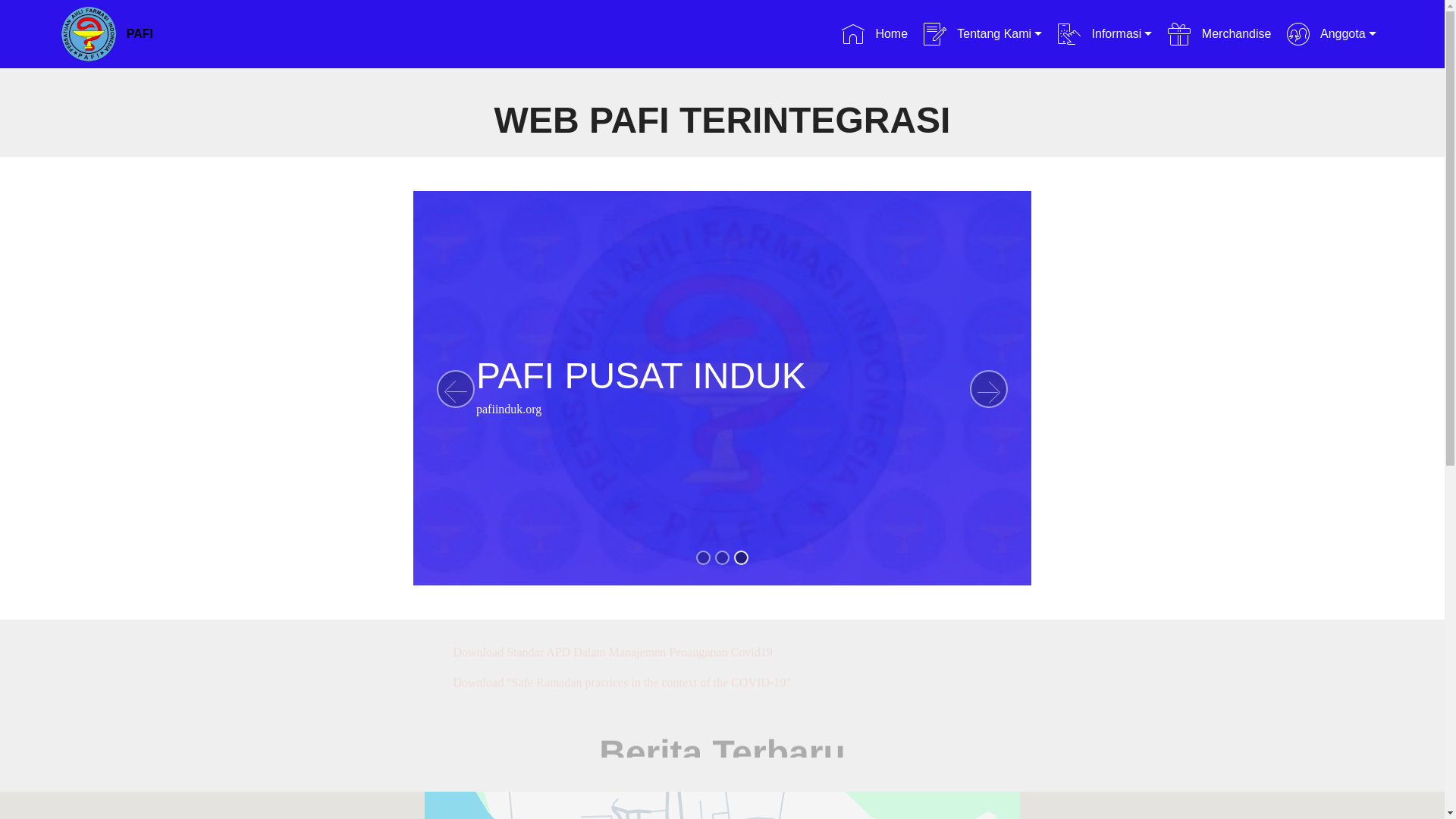 website screenshot of https://pafi-paniai-org.pages.dev/