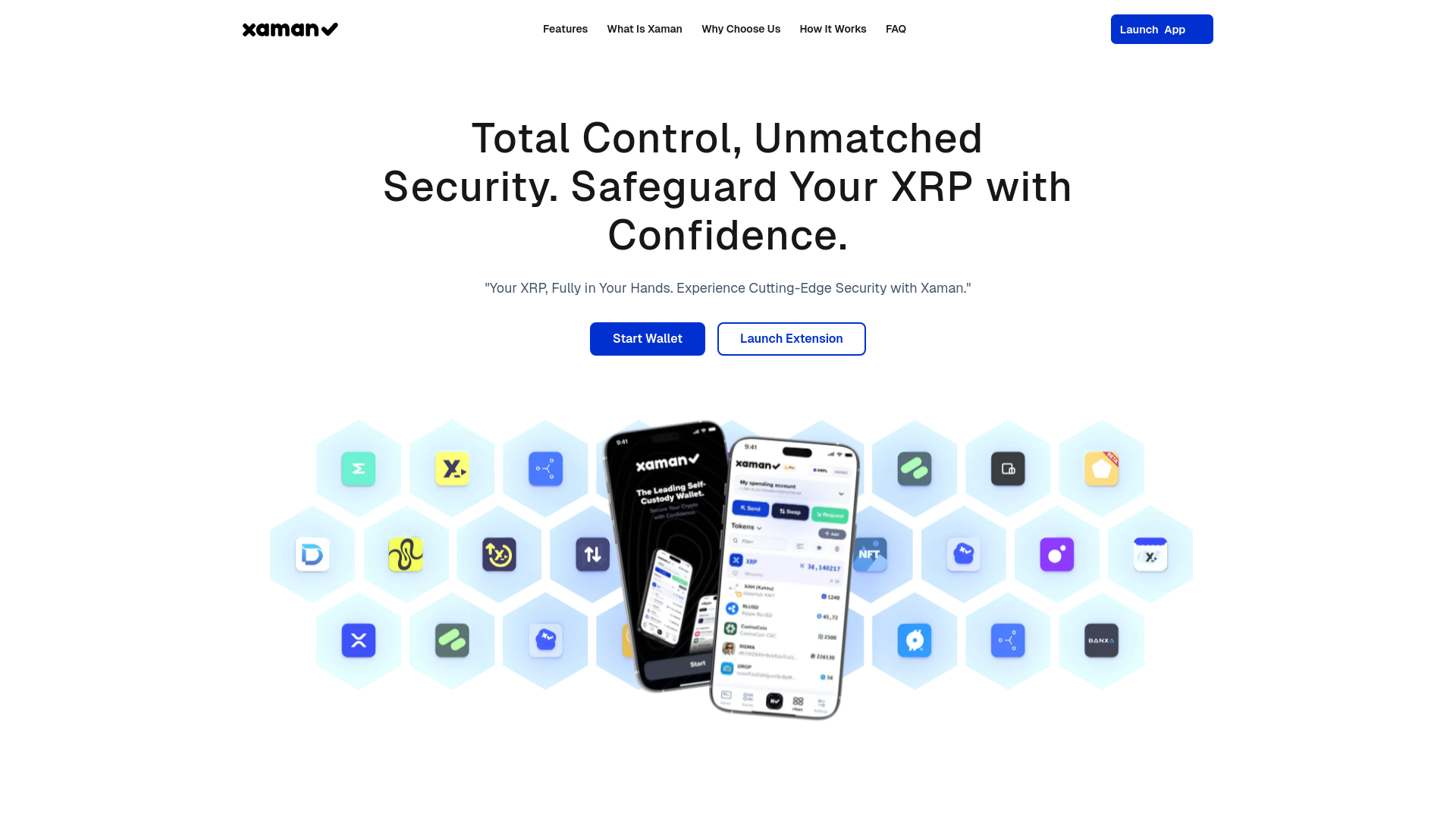 website screenshot of https://xaman-xummwallet.app