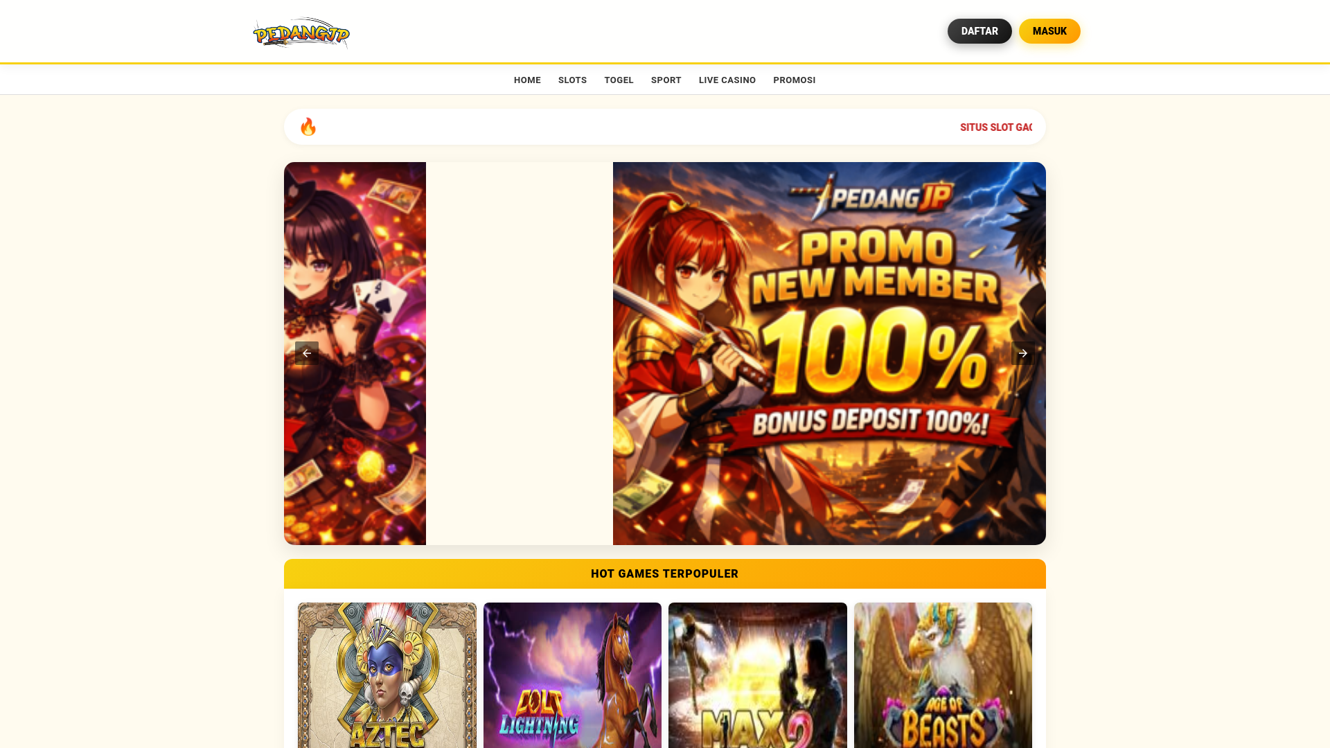 website screenshot of https://pedangjp-karposmultimedia.pages.dev/