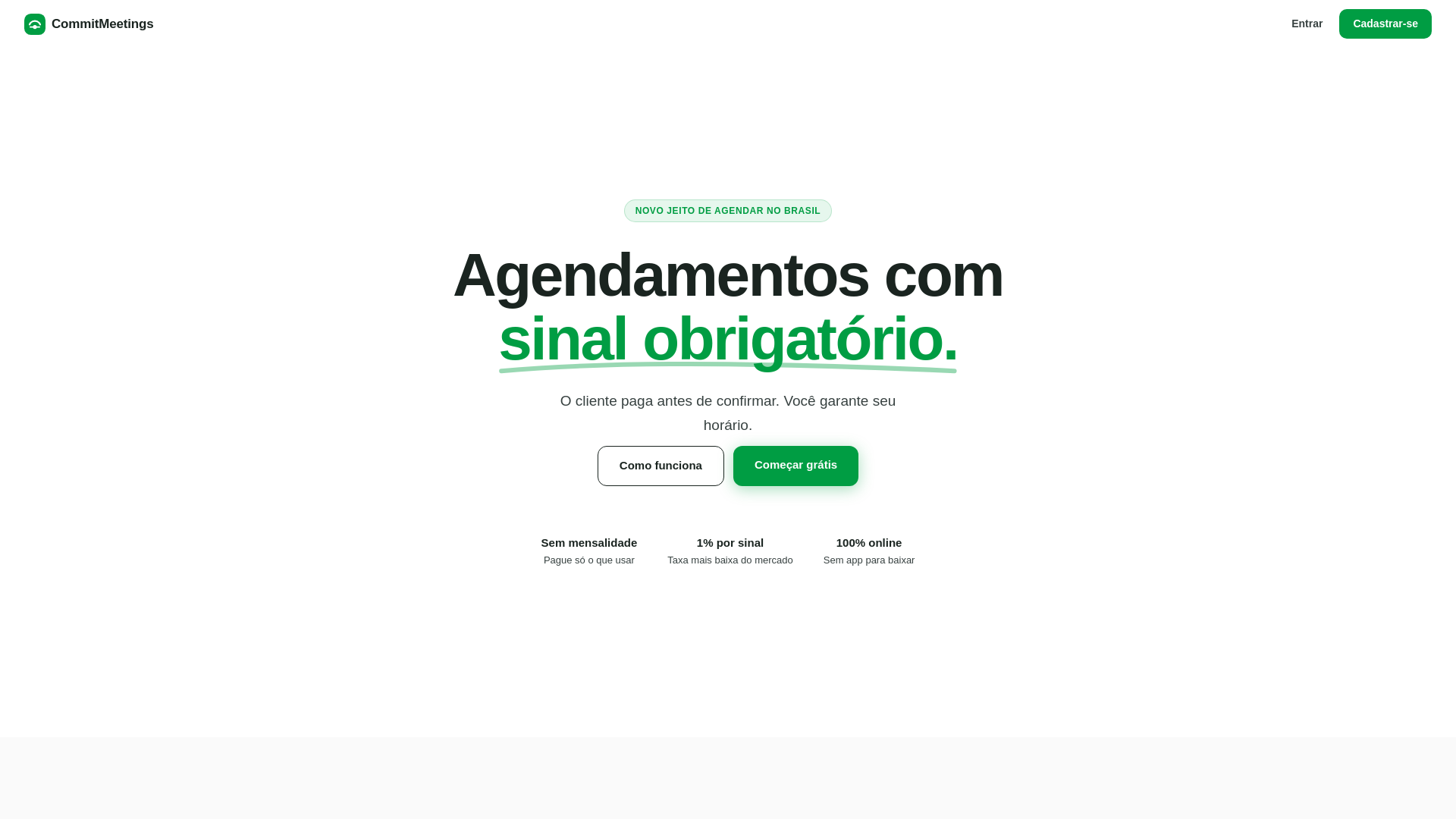 website screenshot of https://commitmeetings.com