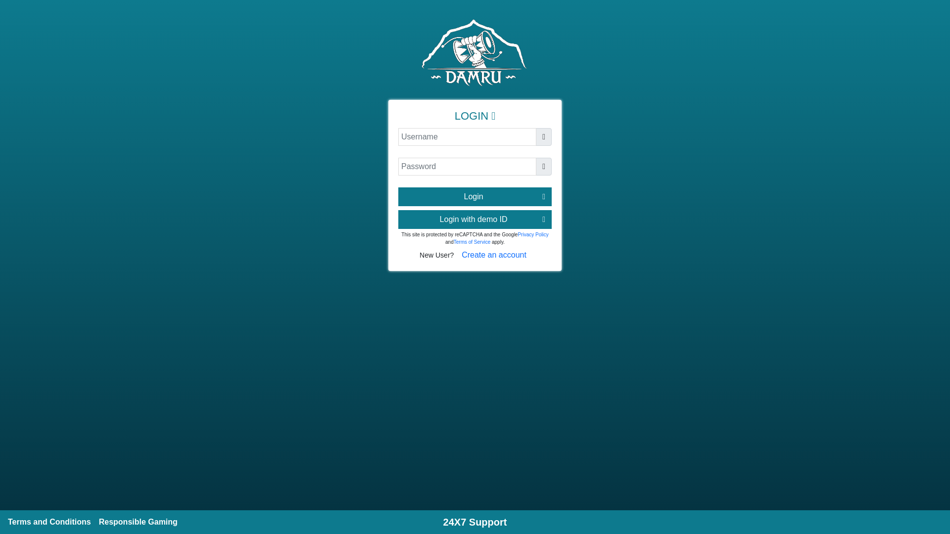 website screenshot of https://damruexch.co/