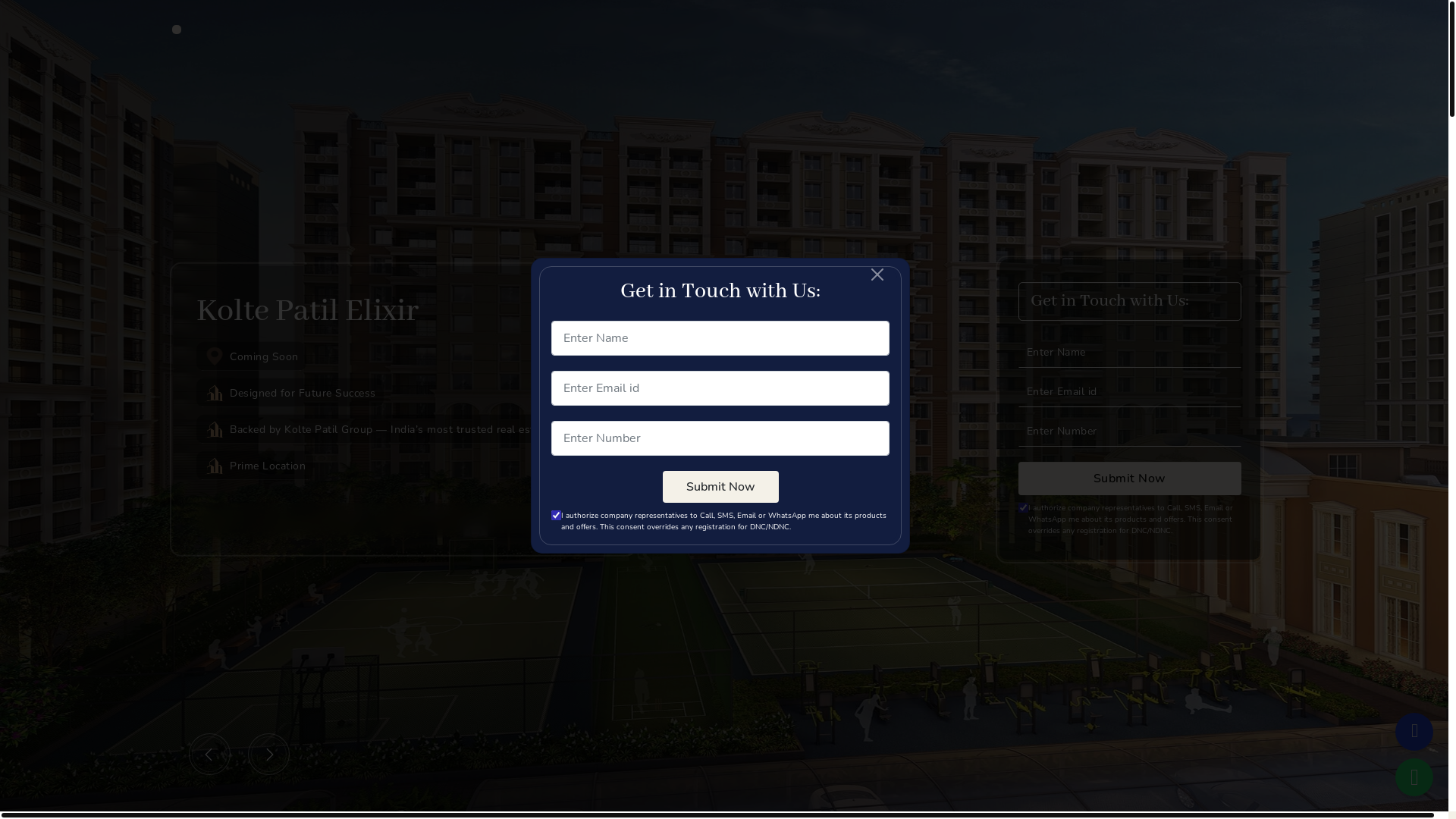 website screenshot of https://koltepatil-elixir.com/