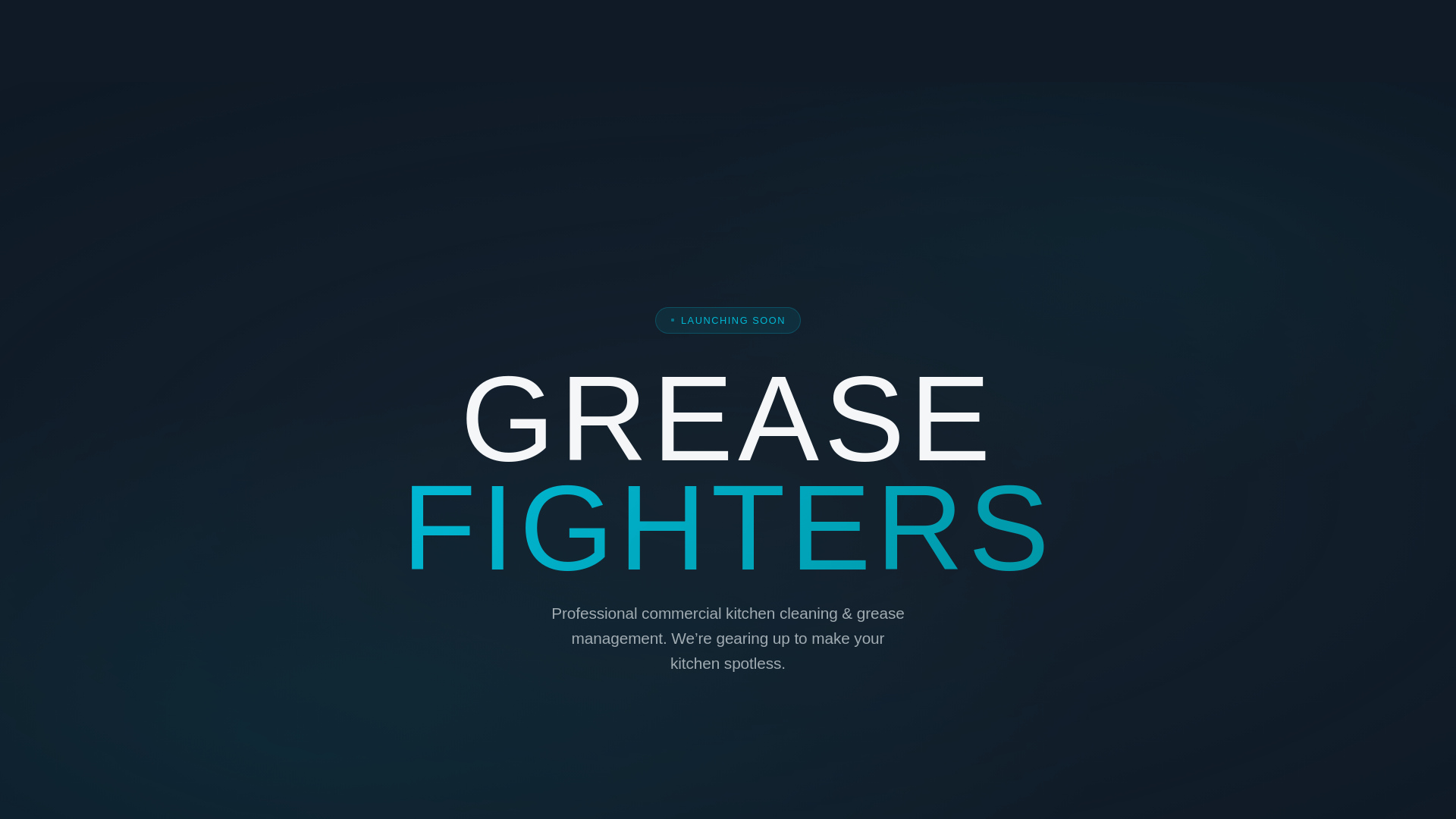 website screenshot of https://greasefighters.ca