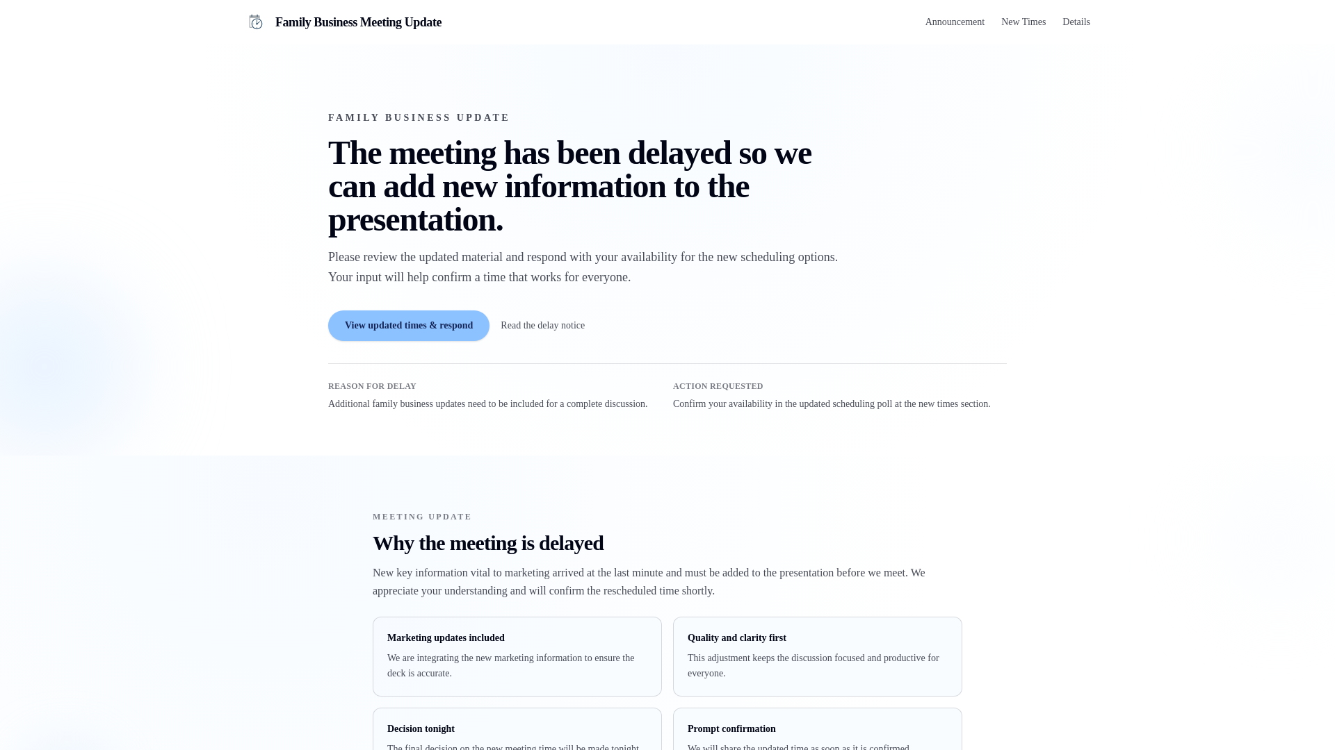 website screenshot of https://theefamily.biz/