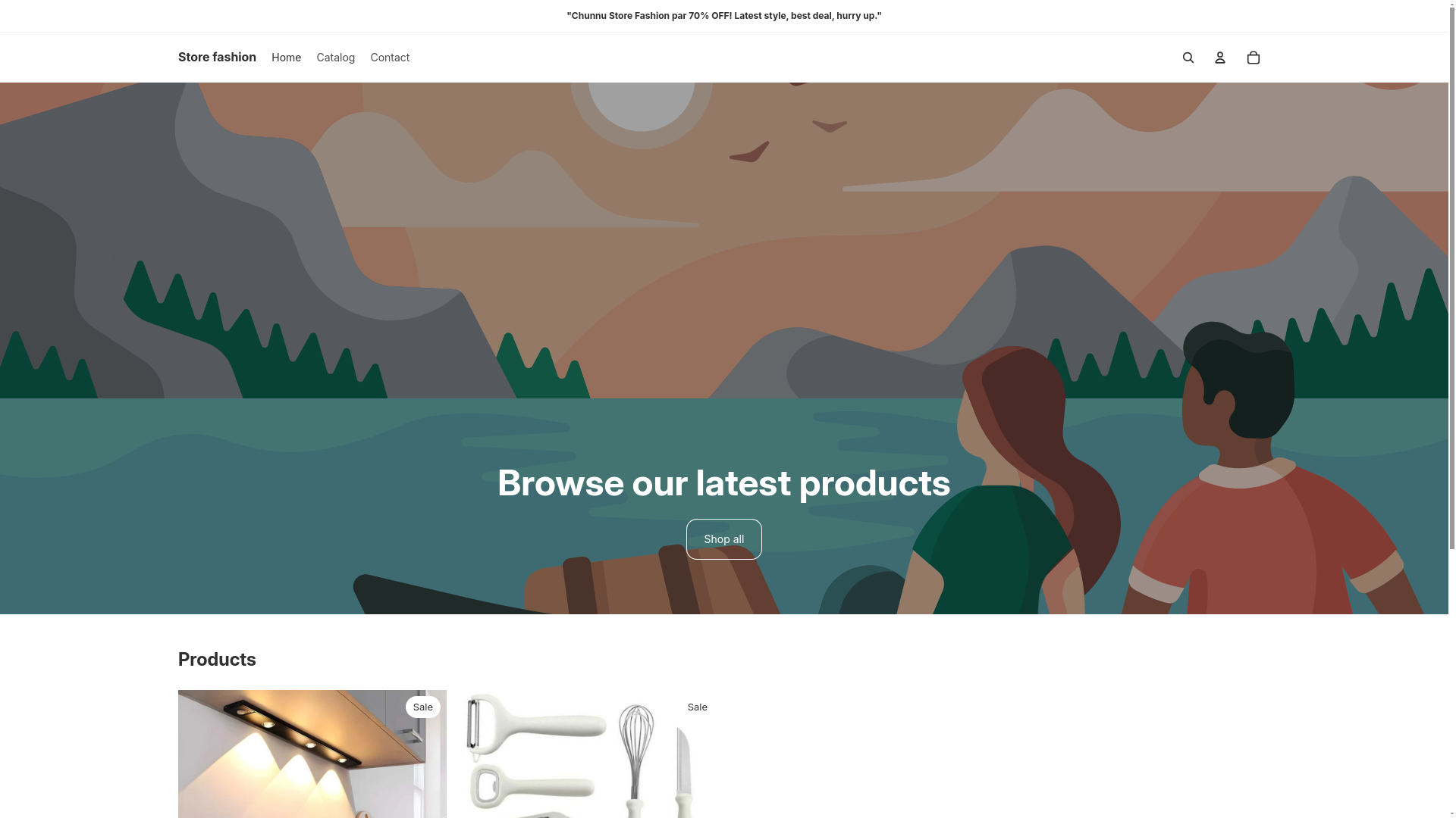 website screenshot of https://curryhappiness.com/