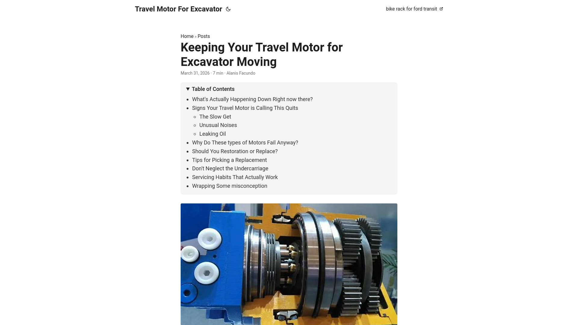 website screenshot of https://travel-motor-for-excavator.pages.dev/