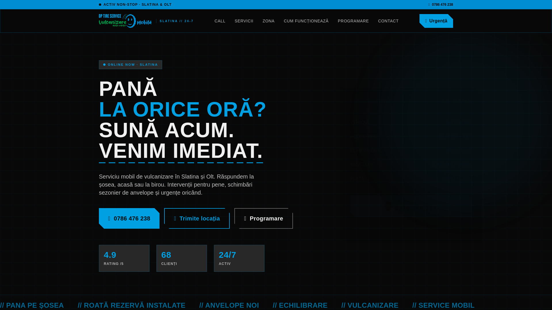 website screenshot of https://tiresmobileslatina.ro/
