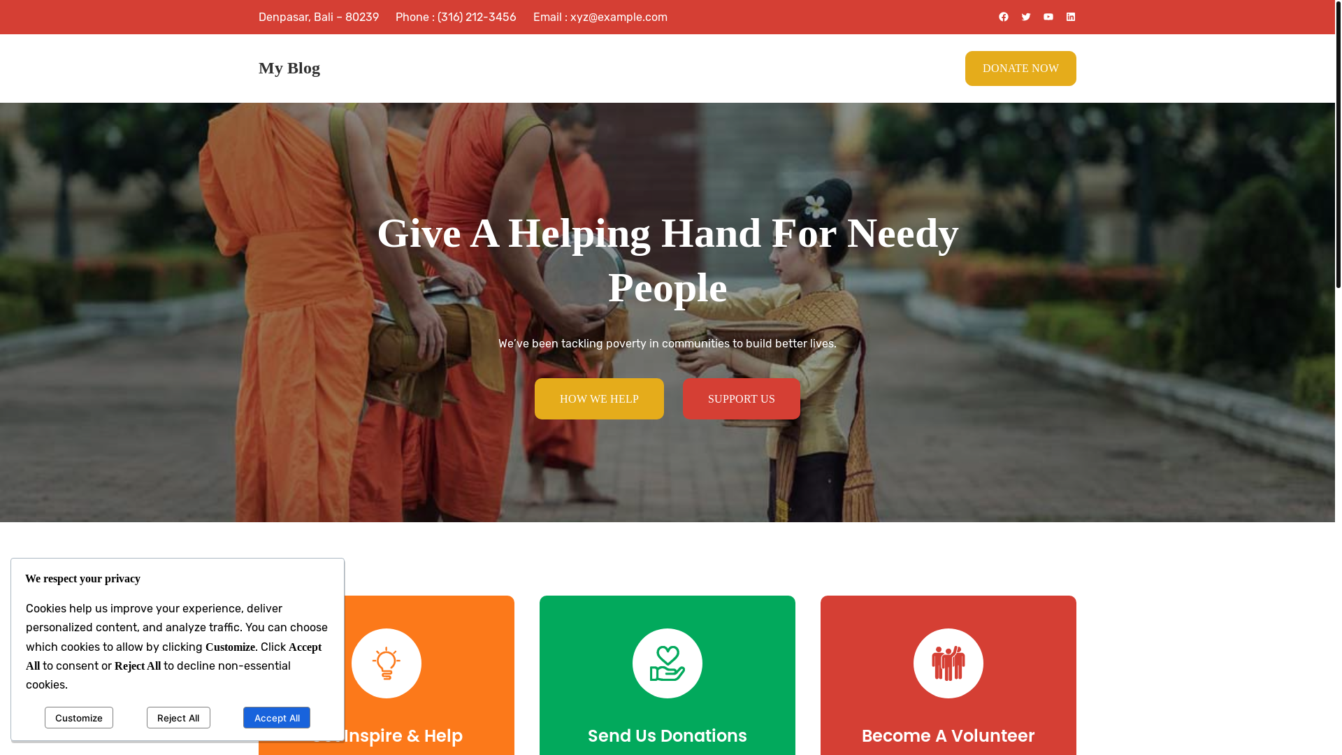 website screenshot of https://graceattu.com/