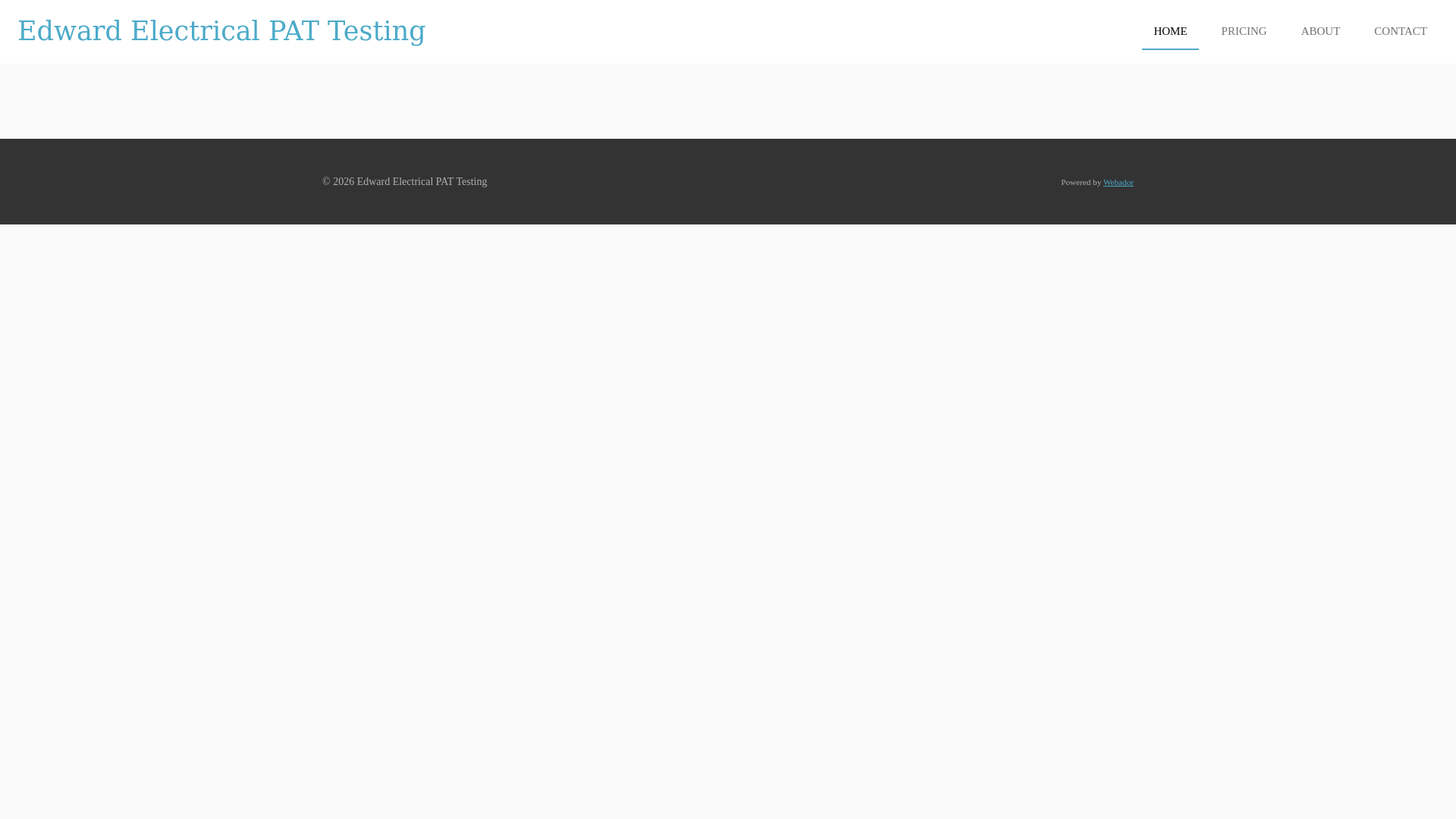 website screenshot of https://edwardelectrical.co.uk/
